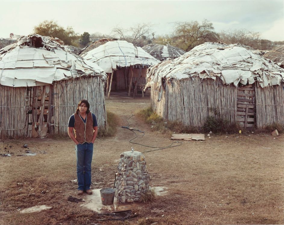 A Kickapoo Man in Eagle Pass Texas, January Joel Sternfeld