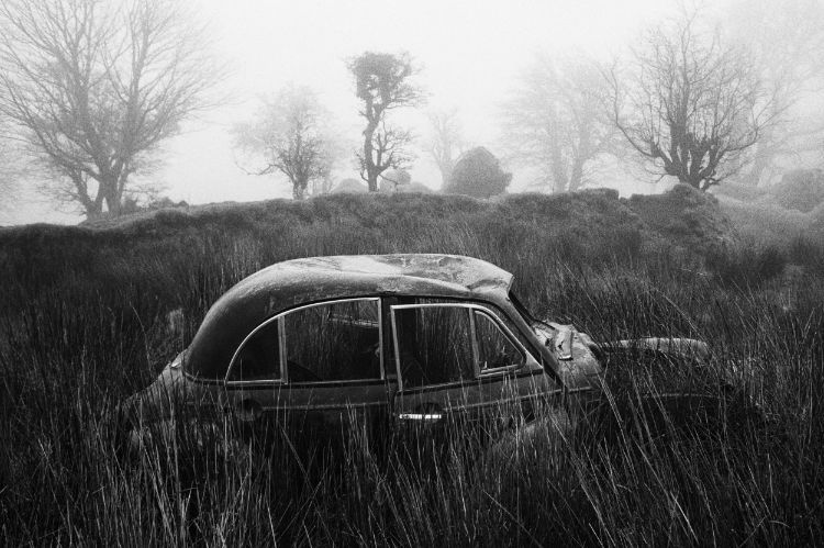 Abandoned Morris Minors, Arigna, County Roscommon, 1980-1983, from ‘A Fair Day’ Martin Parr