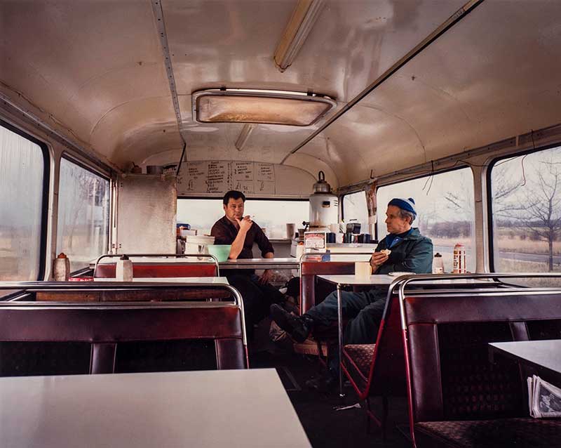 Bus Converted to Café, Lay-by, West Yorkshire, Paul Graham