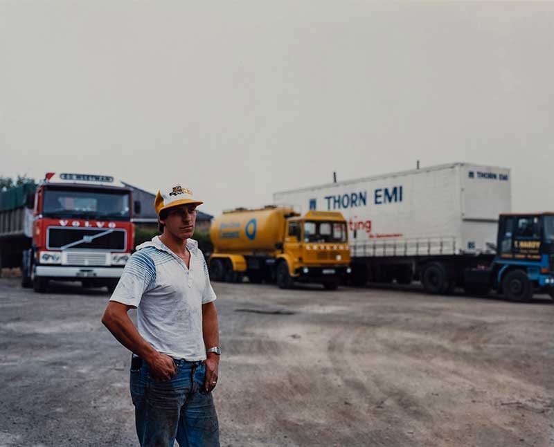 Lorry Driver in Cap, Yorkshire, Paul Graham