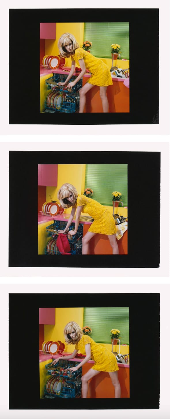 Miles Aldridge - I Only Want You To Love Me - study IX, X & XI. Huxley-Parlour Gallery, 3-5 Swallow St, 45 Maddox St, London.