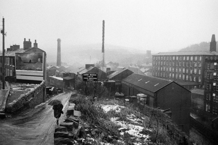 Slaithwaite, West Yorkshire, from ‘Bad Weather’, March 1980 Martin Parr