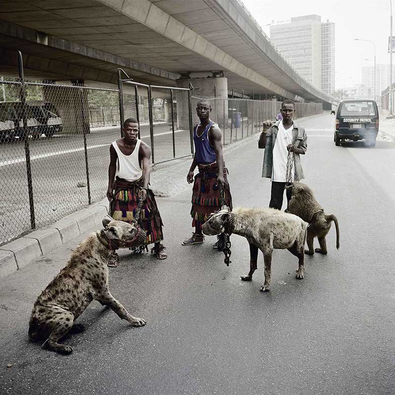 The Hyena Men of Abuja, Lagos, Nigeria, Pieter Hugo
