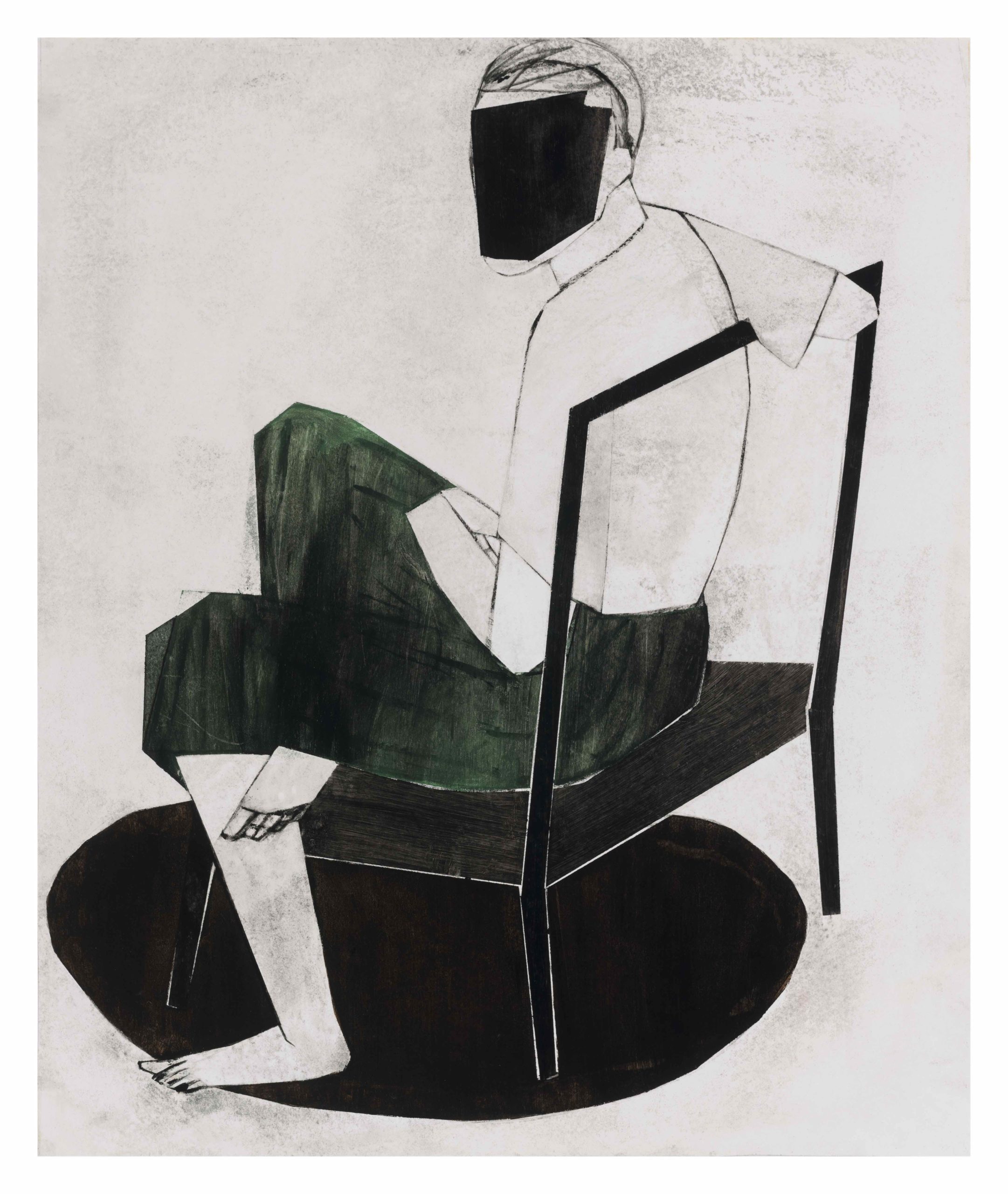Untitled Iris Schomaker Man on Chair