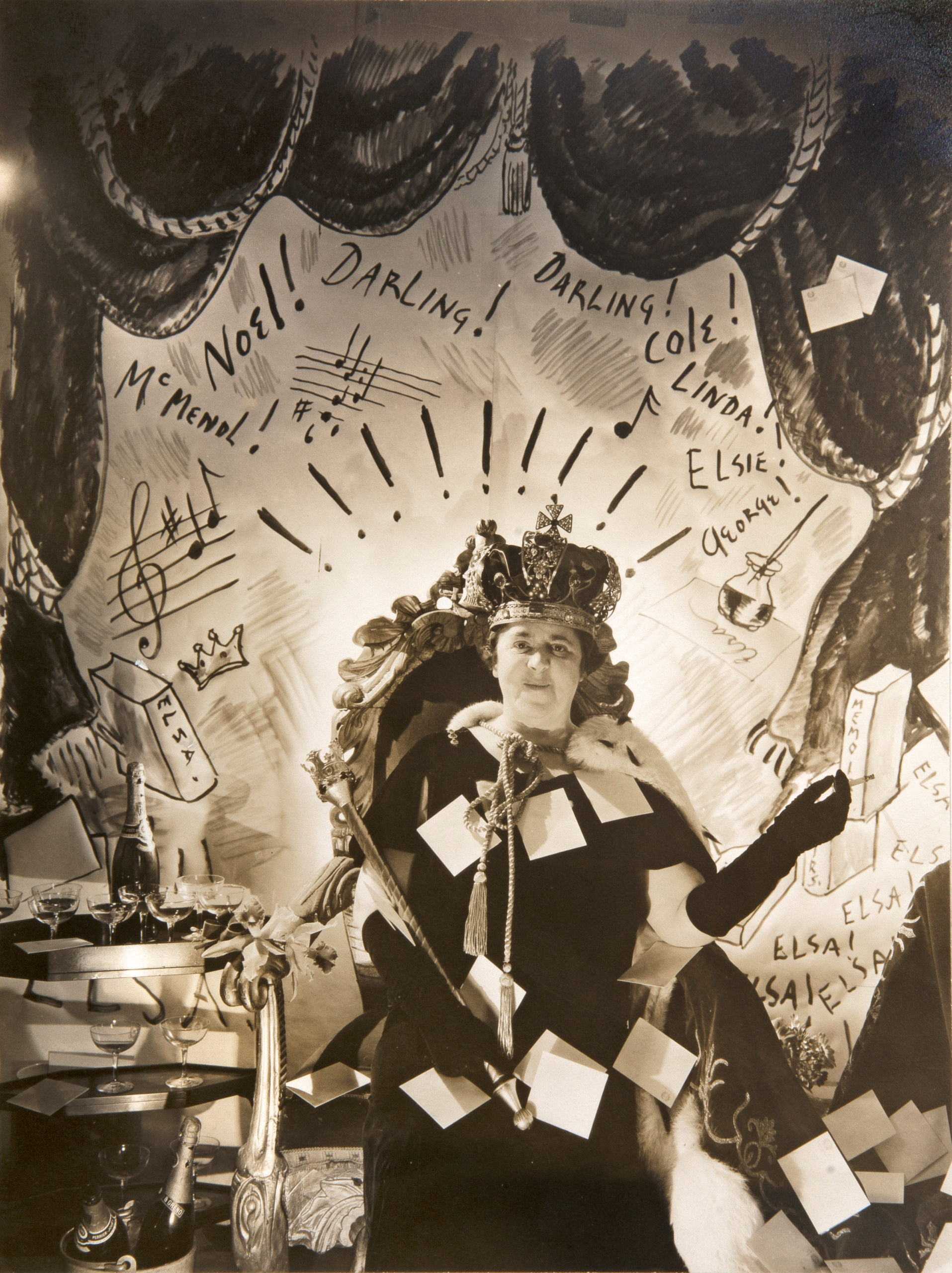 Elsa Maxwell For 'Vanity Fair', Waldorf Astoria, New York, 1934