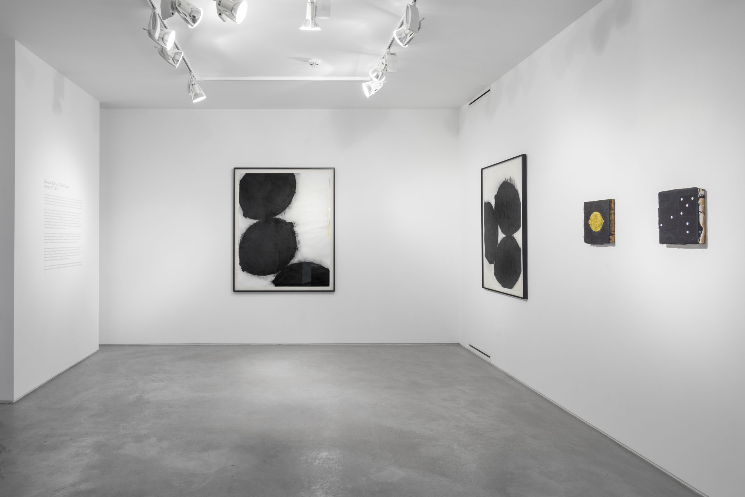 installation shot dark objects