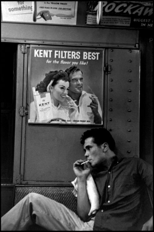 Junior-Smoking-Cigarette-On-Subway-Brooklyn-1959-by-Bruce-Davidson-C30631
