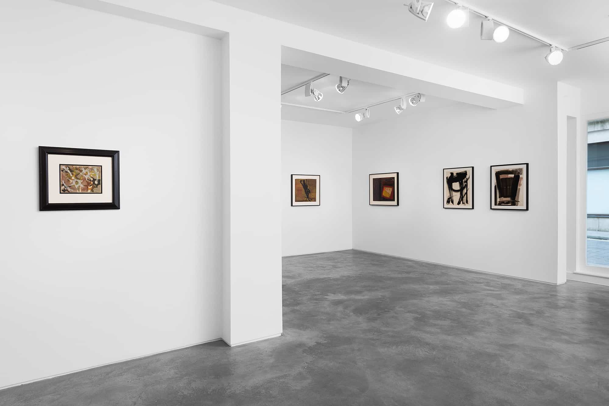 Women and The Void Exhibition of Abstract Expressionist works on Paper at Huxley-Parlour, London in 2022