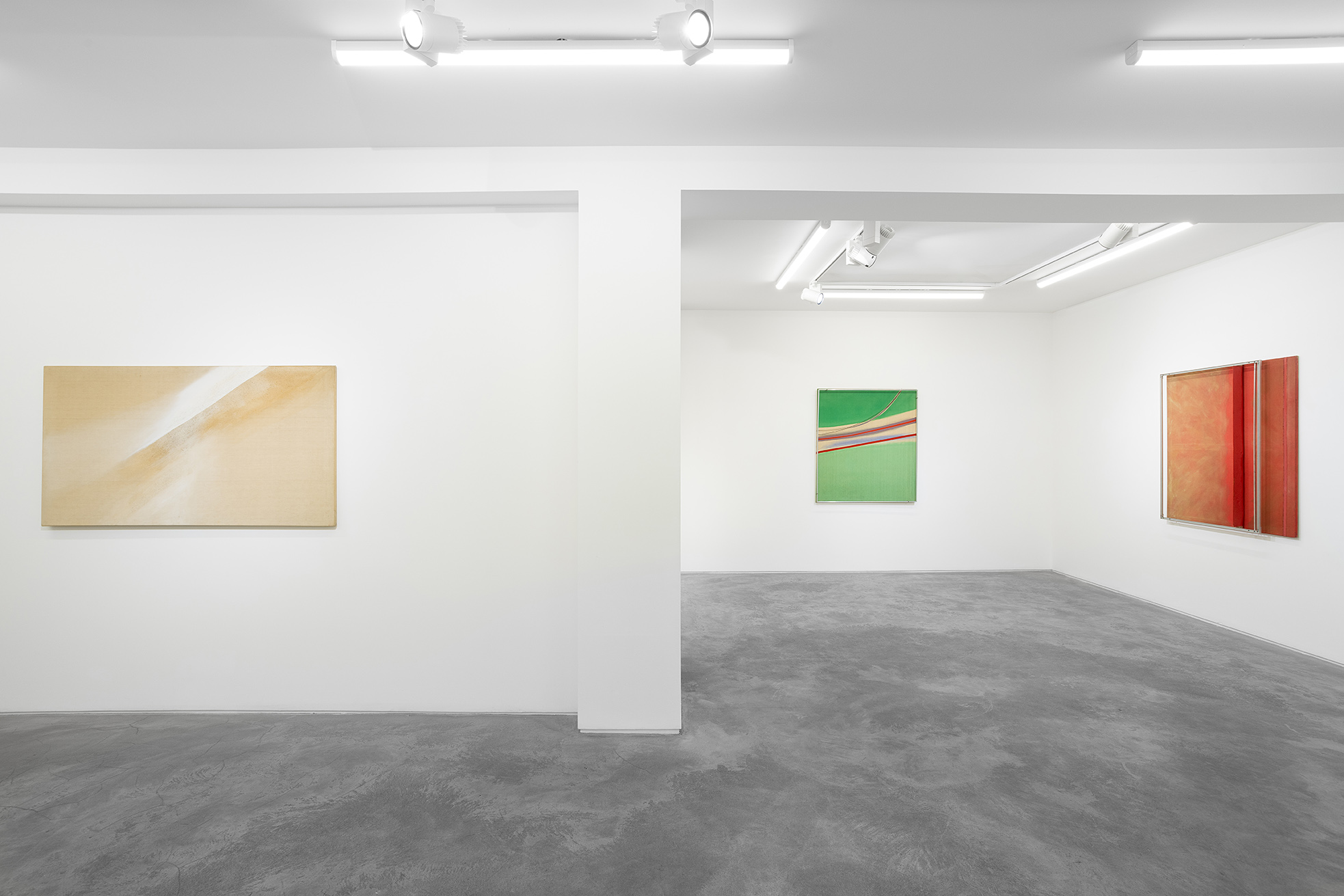 Installation view of Huxley-Parlour Gallery. Huxley-Parlour was founded in London in 2010 by Giles Huxley-Parlour.