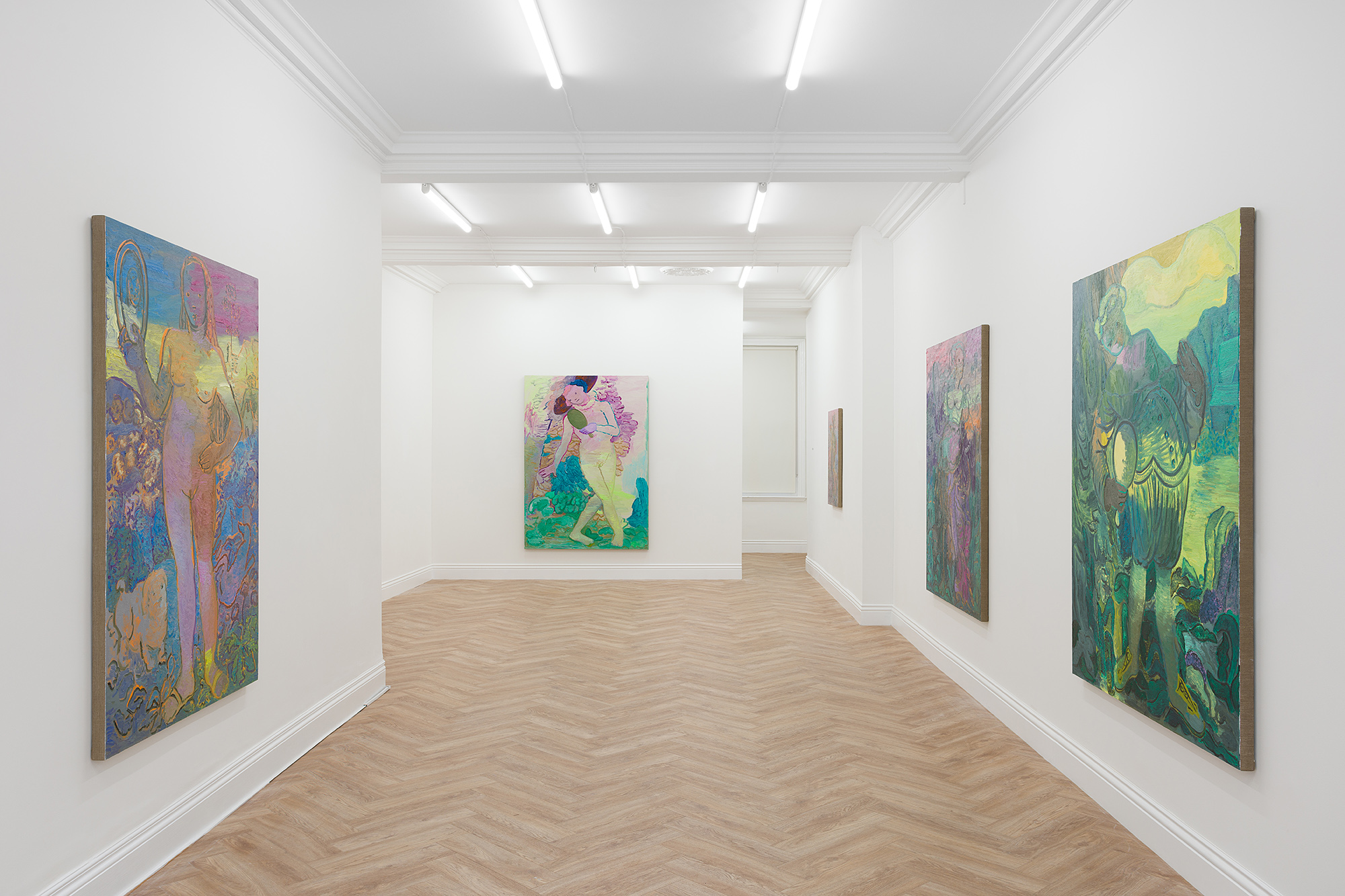 Delphine Hennelly: Through Perseus' Shield. Huxley-Parlour Gallery, 45 Maddox St, W1S 2PE