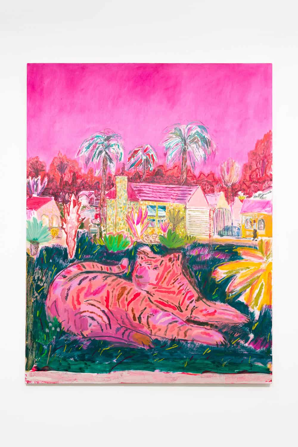 Lisa Sanditz, Tiger, 2022, oil on canvas