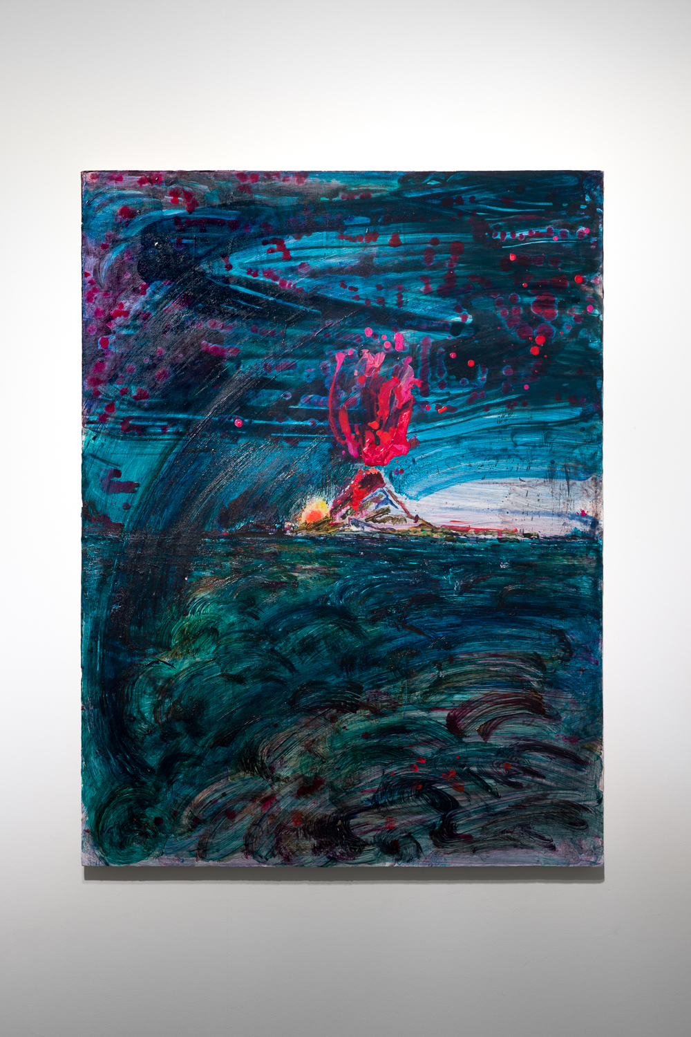 Volcano, Lisa Sanditz, Evergreen. Huxley-Parlour Gallery, 3-5 Swallow Street, London, W1B 4DE.