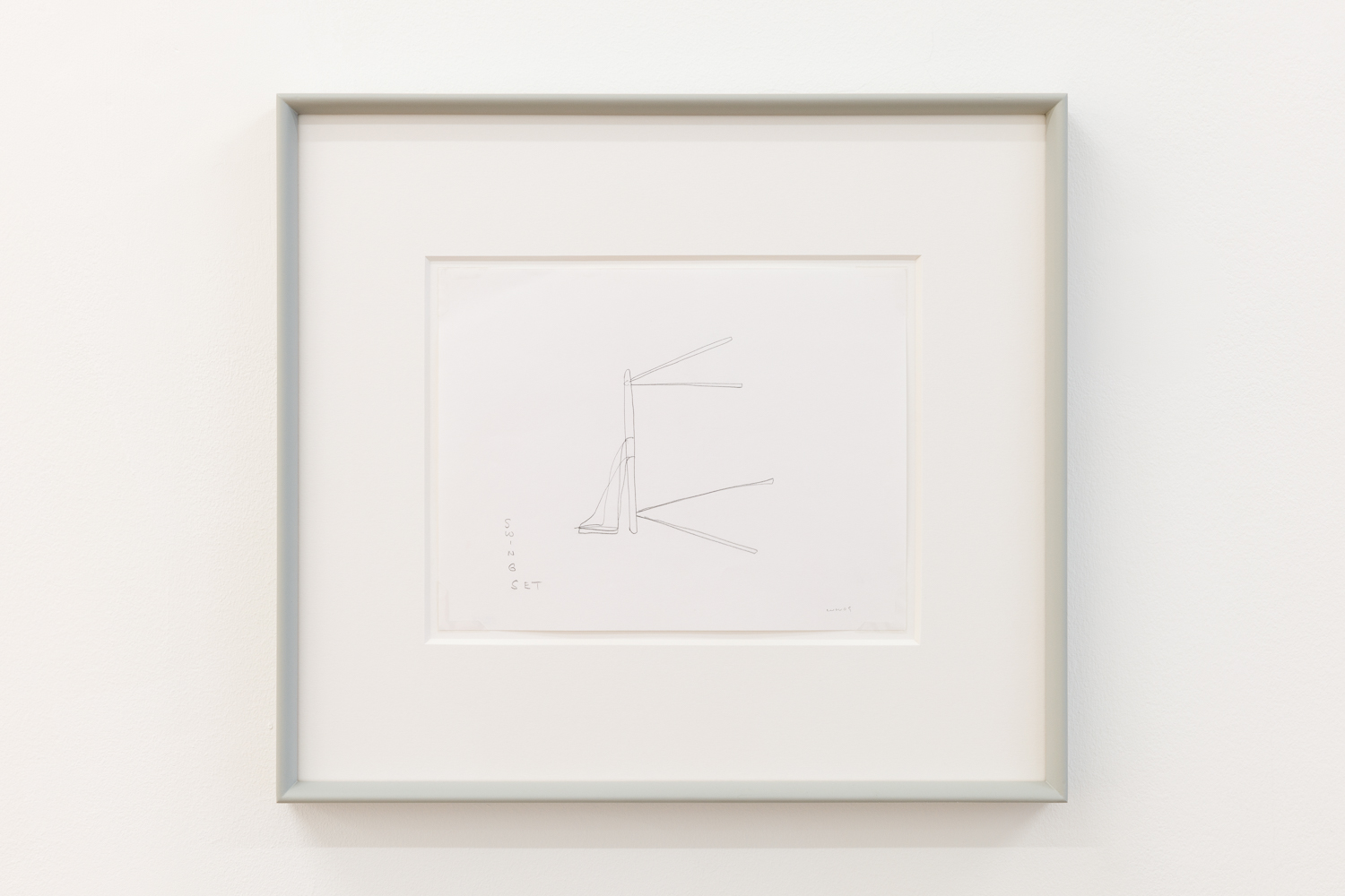 Swing Set, William Wegman, Drawing by Artist. Huxley-Parlour Gallery, 45 Maddox Street London, W1S 2PE.
