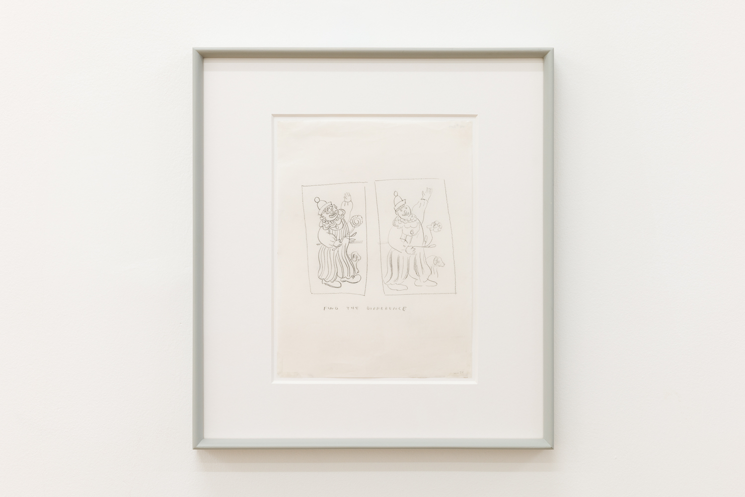 Find the Difference, William Wegman, Drawing by Artist. Huxley-Parlour Gallery, 45 Maddox Street London, W1S 2PE.