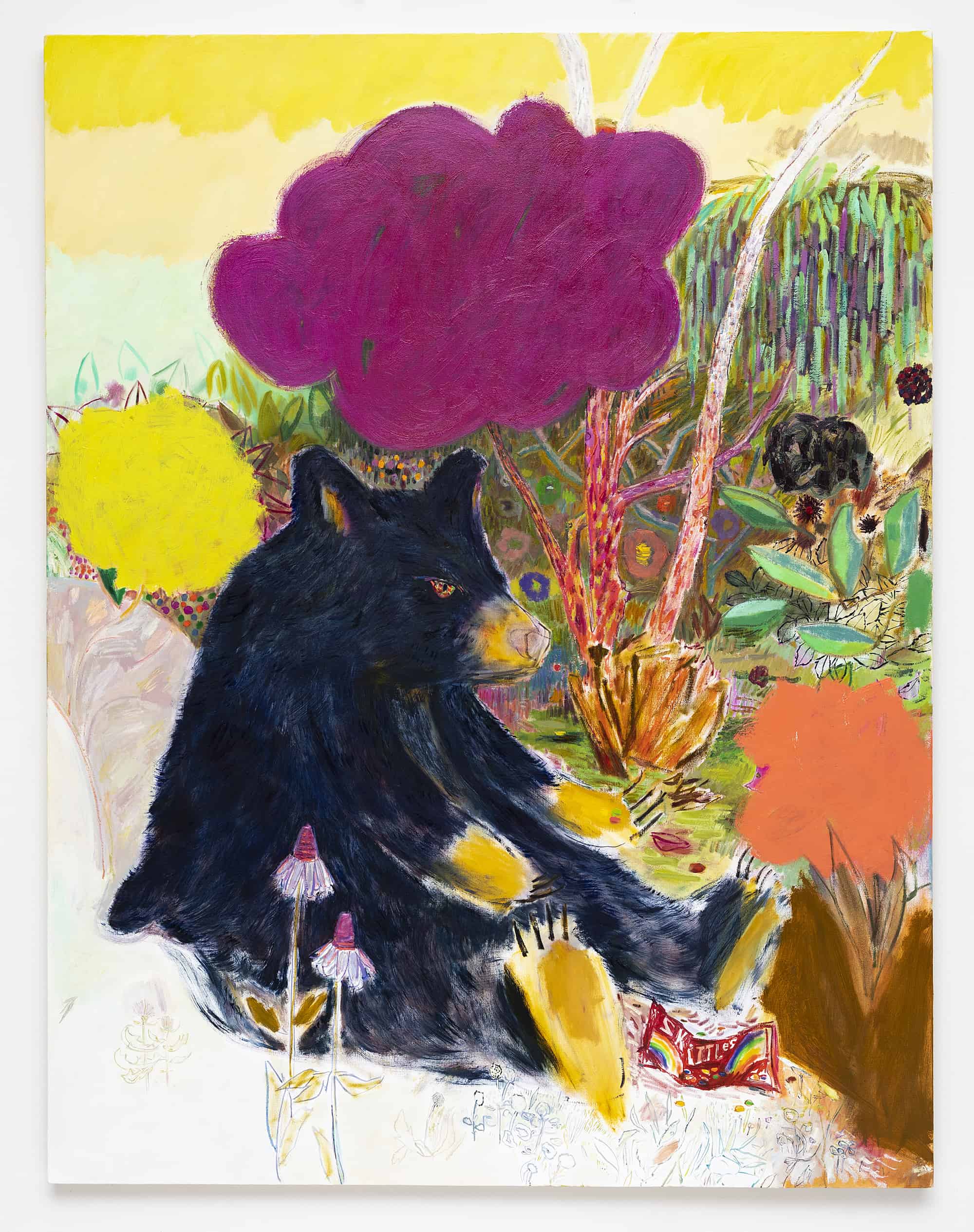Sugar Bear (Bear Eating Skittles), Lisa Sanditz, Evergreen. Huxley-Parlour Gallery, 3-5 Swallow Street, London, W1B 4DE.