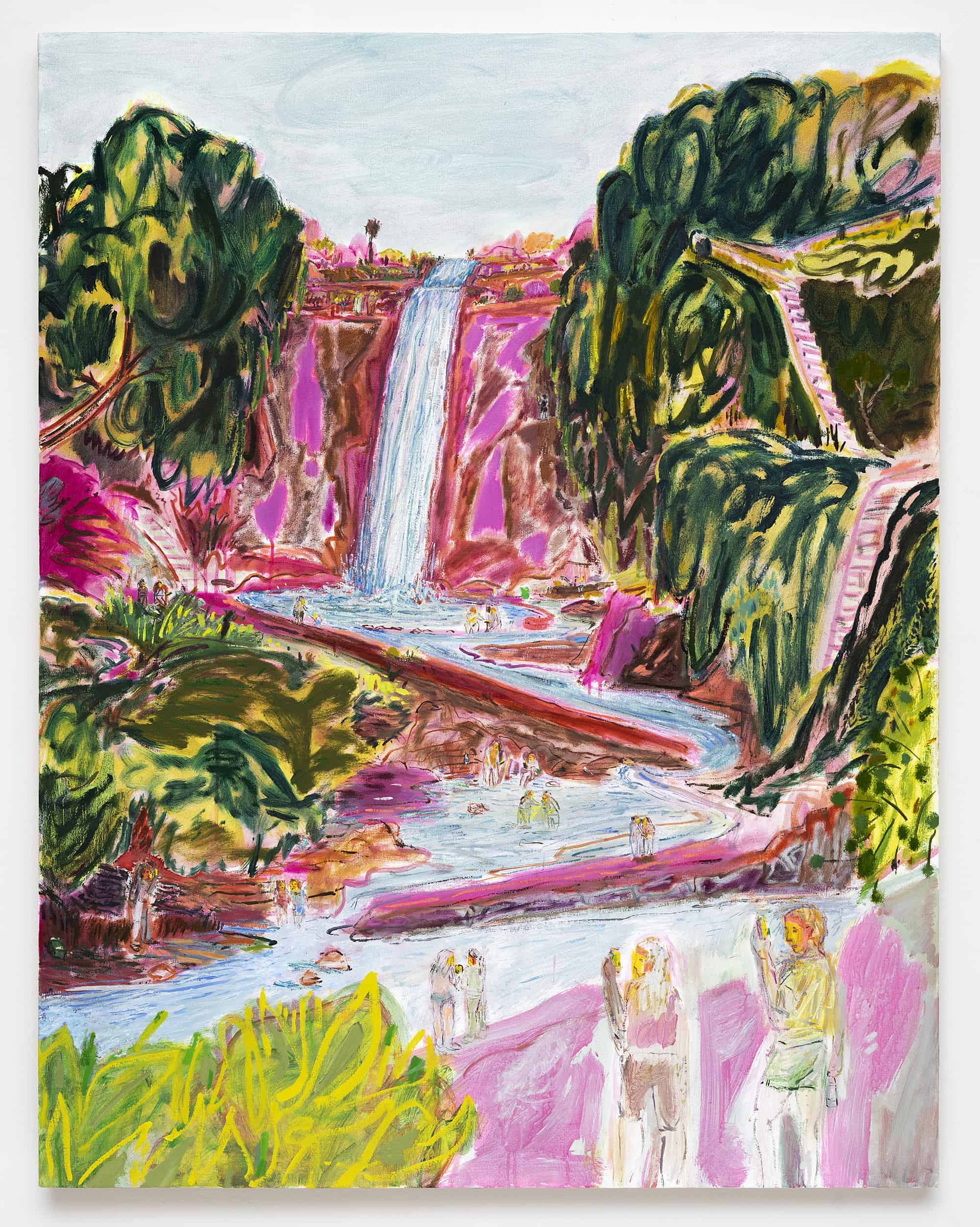 Kaaterskill Falls, Lisa Sanditz, Evergreen. Huxley-Parlour Gallery, 3-5 Swallow Street, London, W1B 4DE.