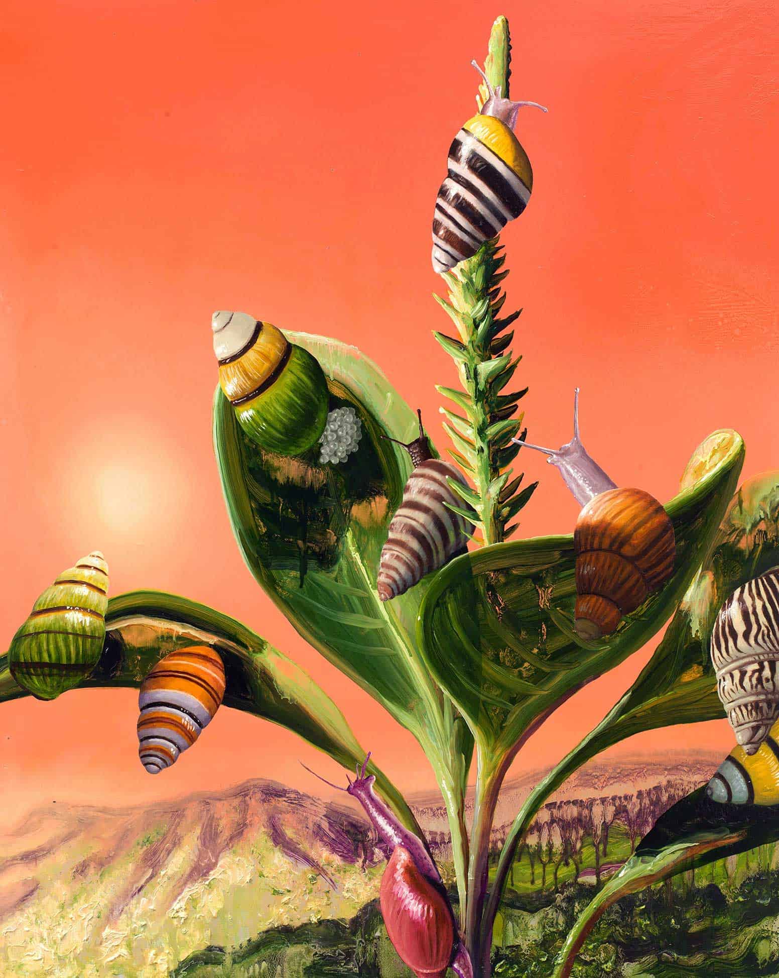 Hawaiin Snails, Alexis Rockman
