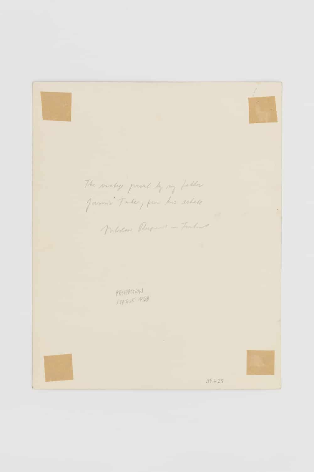 Jaromír Funke, Abstraction, 1928. Modern Objects, Huxley-Parlour Gallery, 3–5 Swallow St, London, W1B 4DE