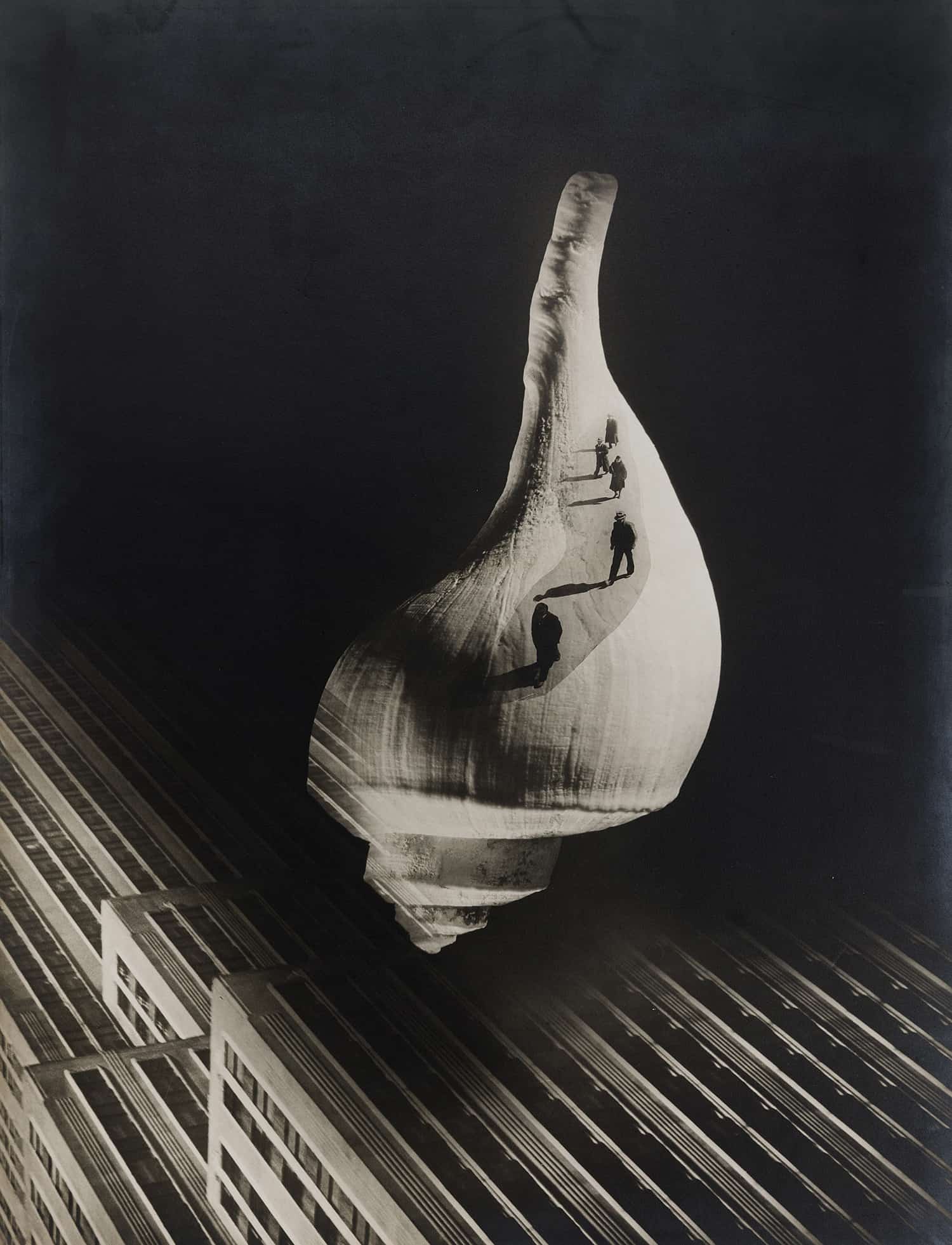 Barbara Morgan, City Shell (Photomontage), 1938. Modern Objects, Huxley-Parlour Gallery, 3–5 Swallow St, London, W1B 4DE