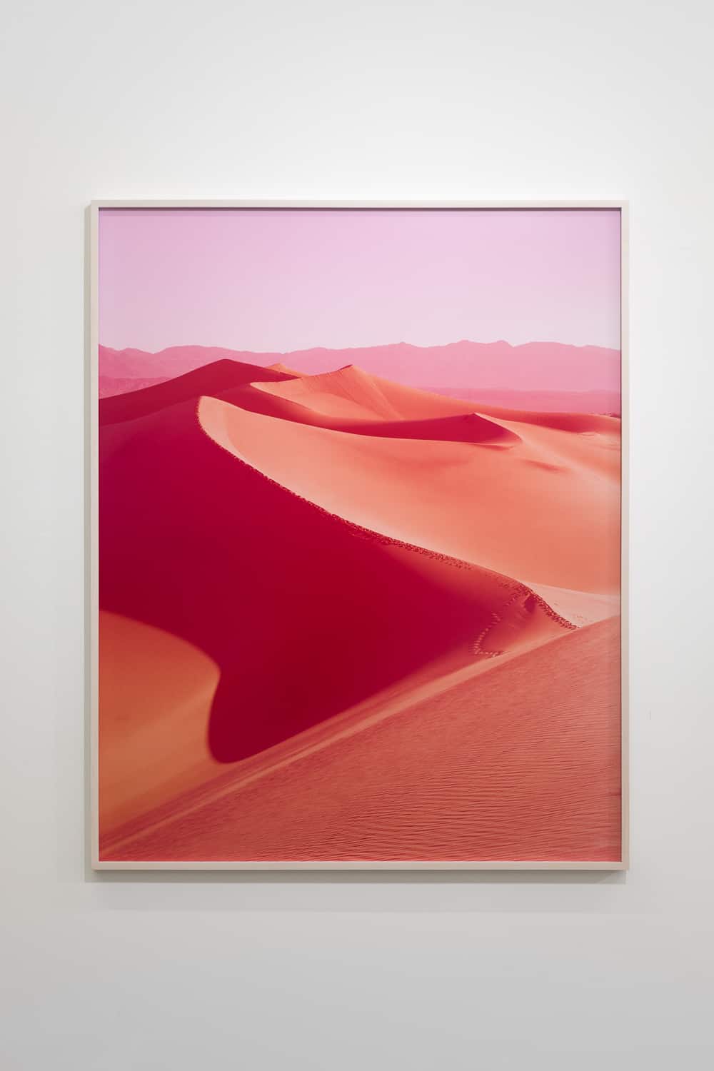 David Benjamin Sherry, Sunrise on Mesquite Flat Dunes, Death Valley California, 2013, c-type print, framed