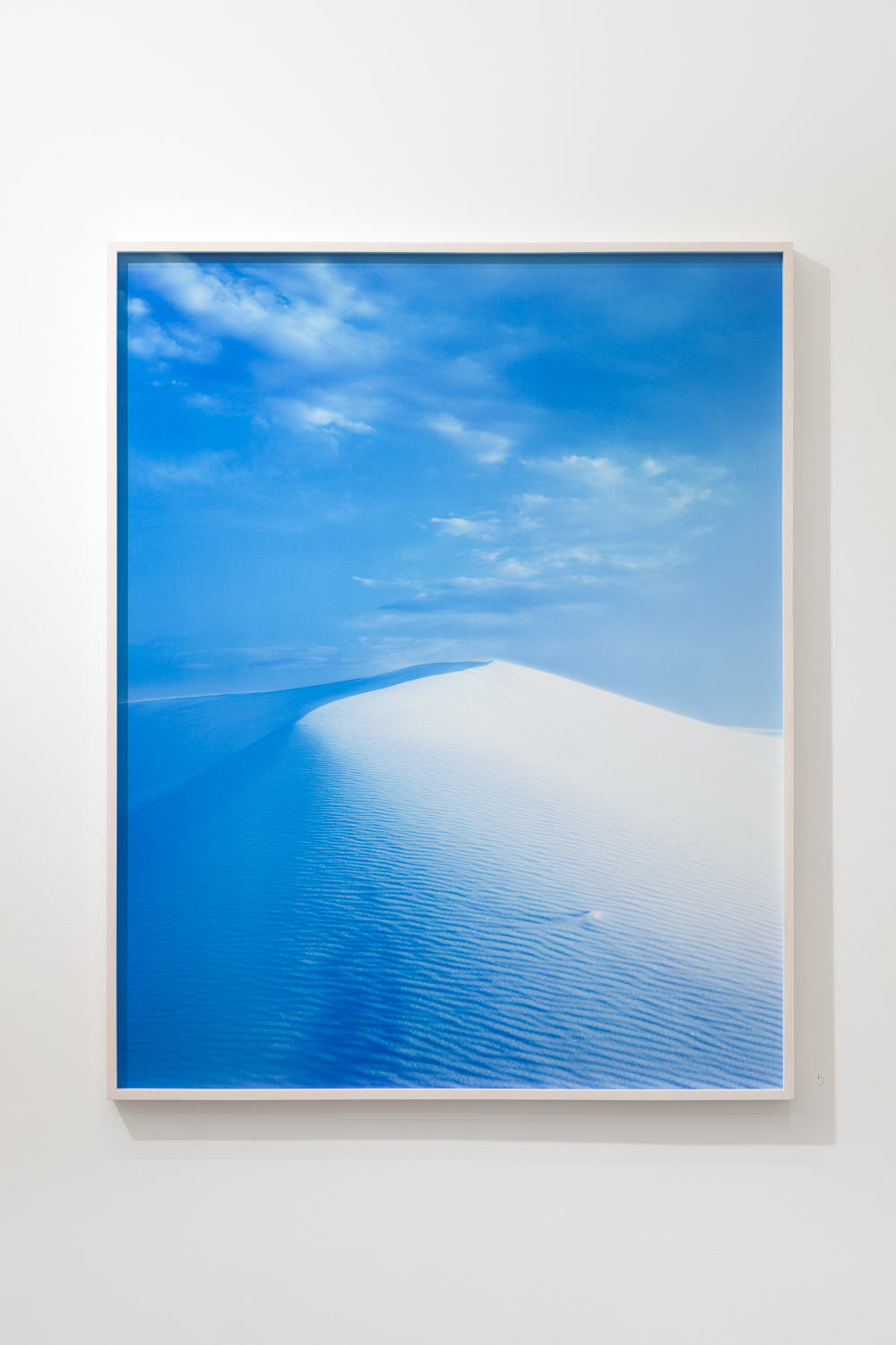 David Benjamin Sherry, White Sands at Dusk, White Sands National Park, New Mexico, 2022, c-type print, framed