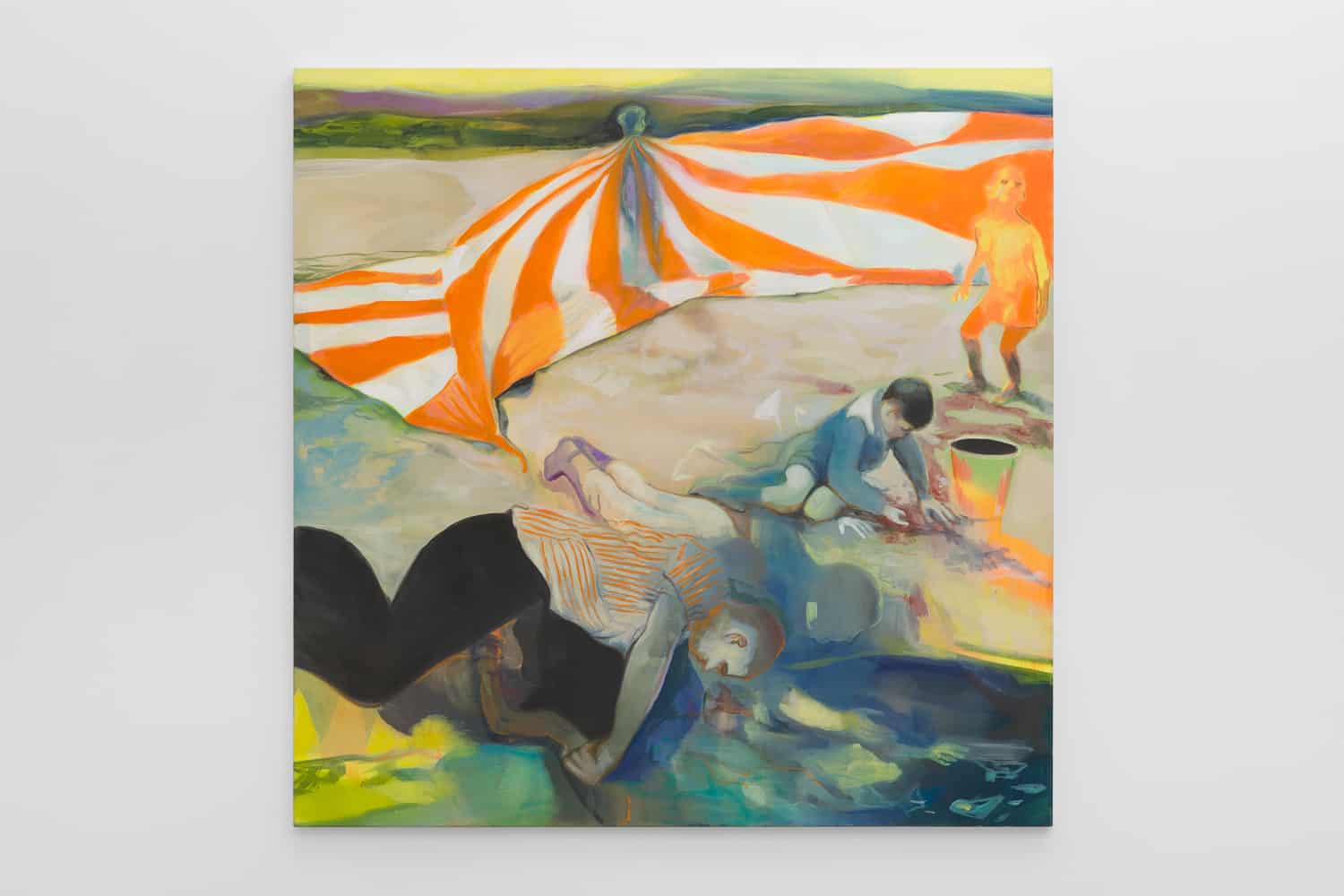 Kate Gottgens, Her Glittering Embrace, 2023, Oil on Canvas, framed