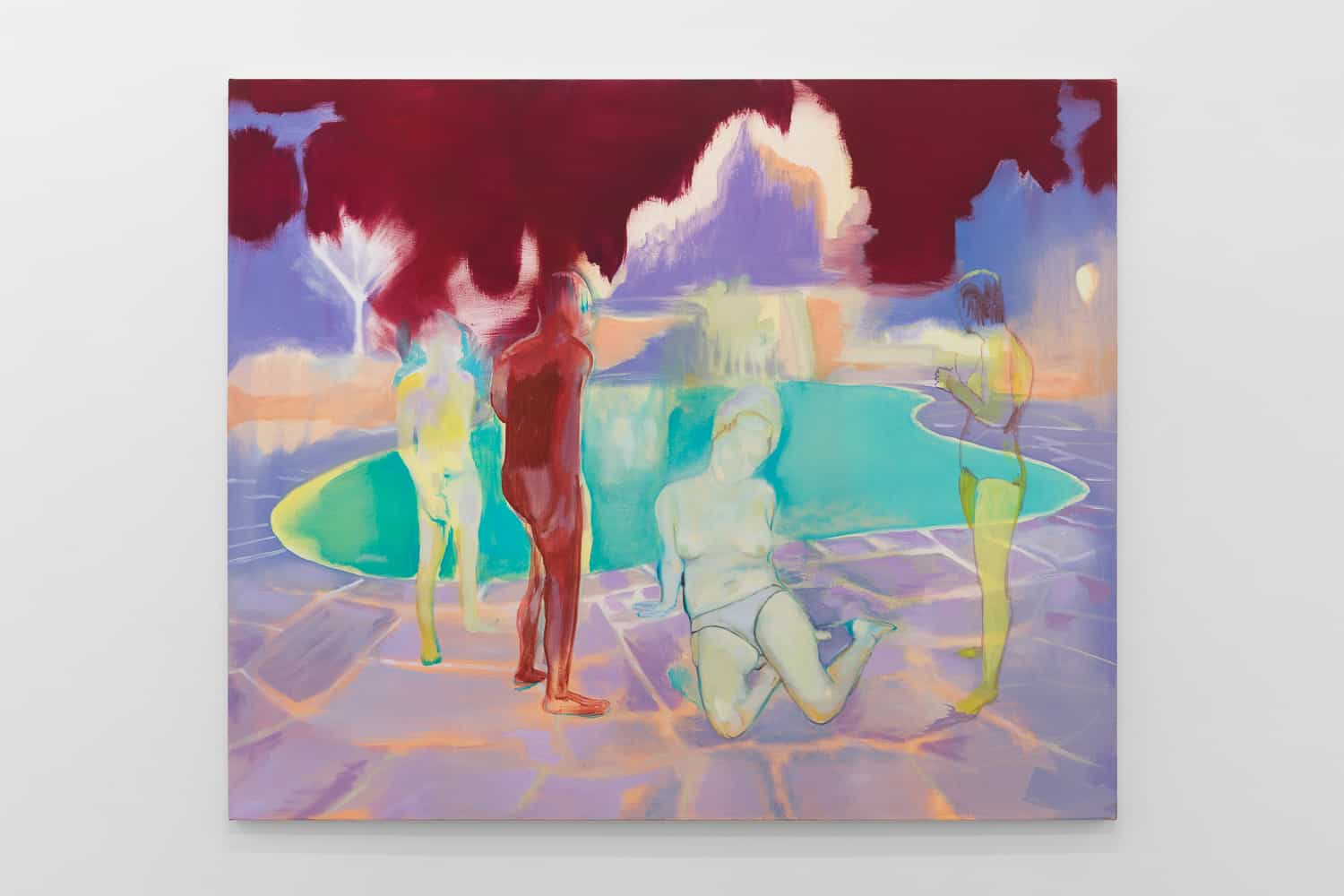 Kate Gottgens, Ruby Twilight, 2023, Oil on Canvas, framed