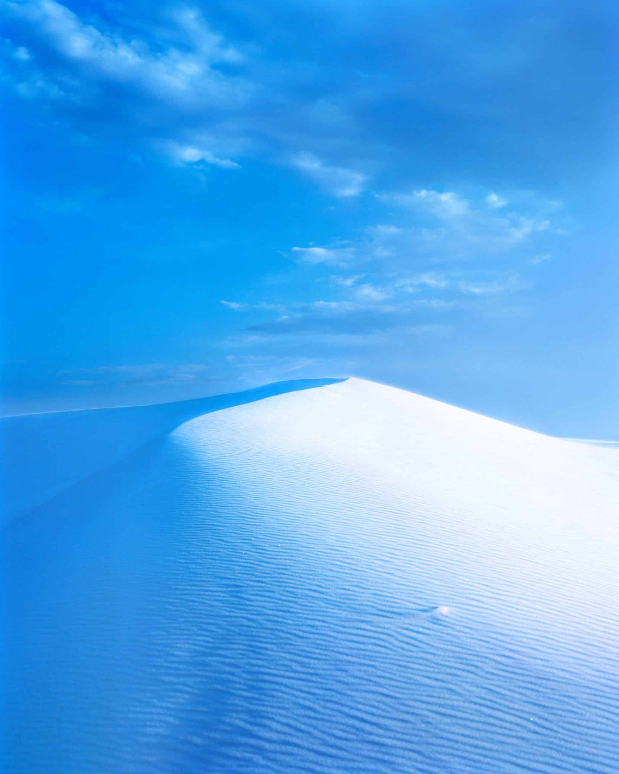 David Benjamin Sherry, White Sands at Dusk, White Sands National Park, New Mexico