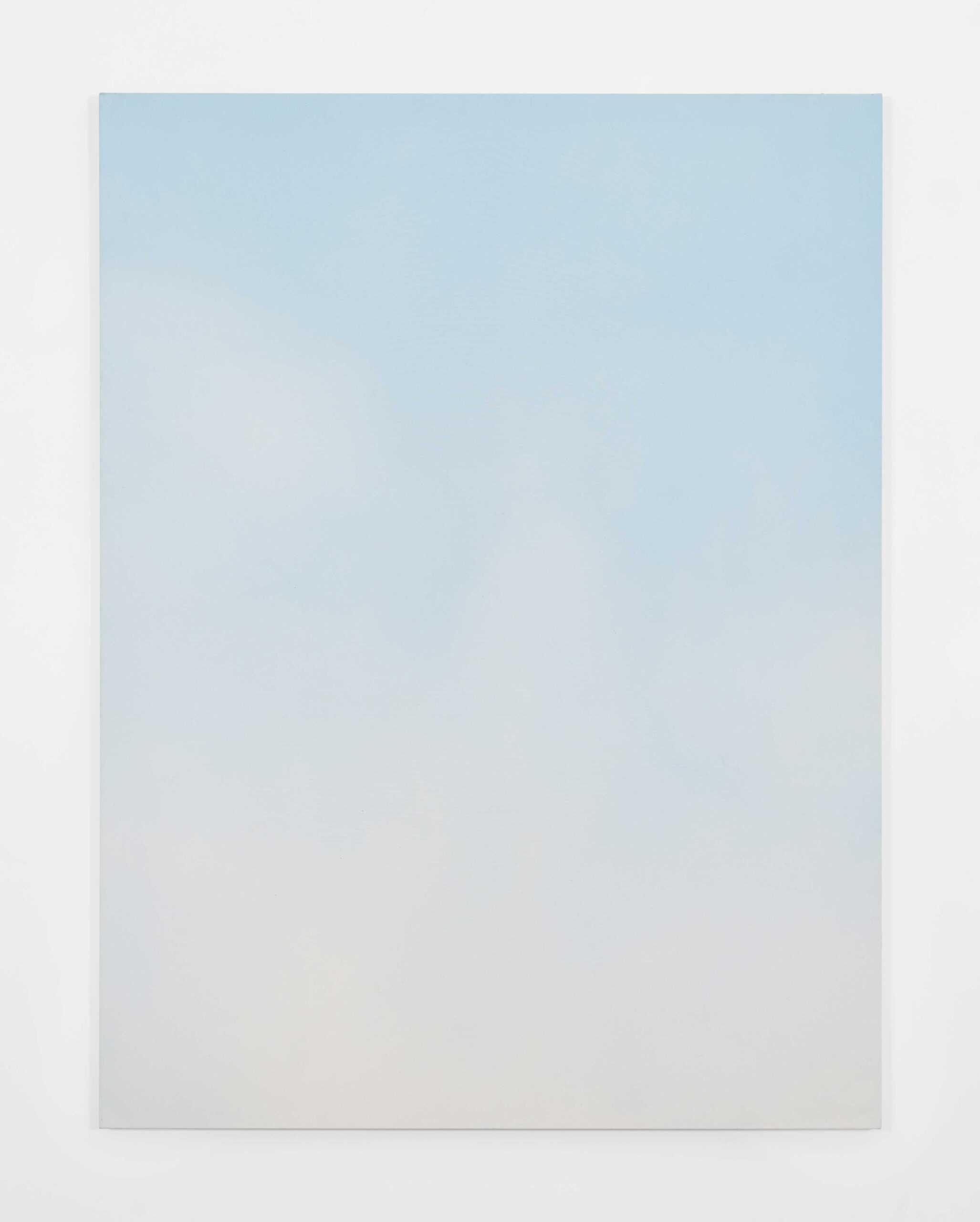 Rebecca Partridge, Sky Painting 11, 2020, watercolour on canvas, Time + Place, Huxley-Parlour Gallery, 3-5 Swallow Street, March - April 2024