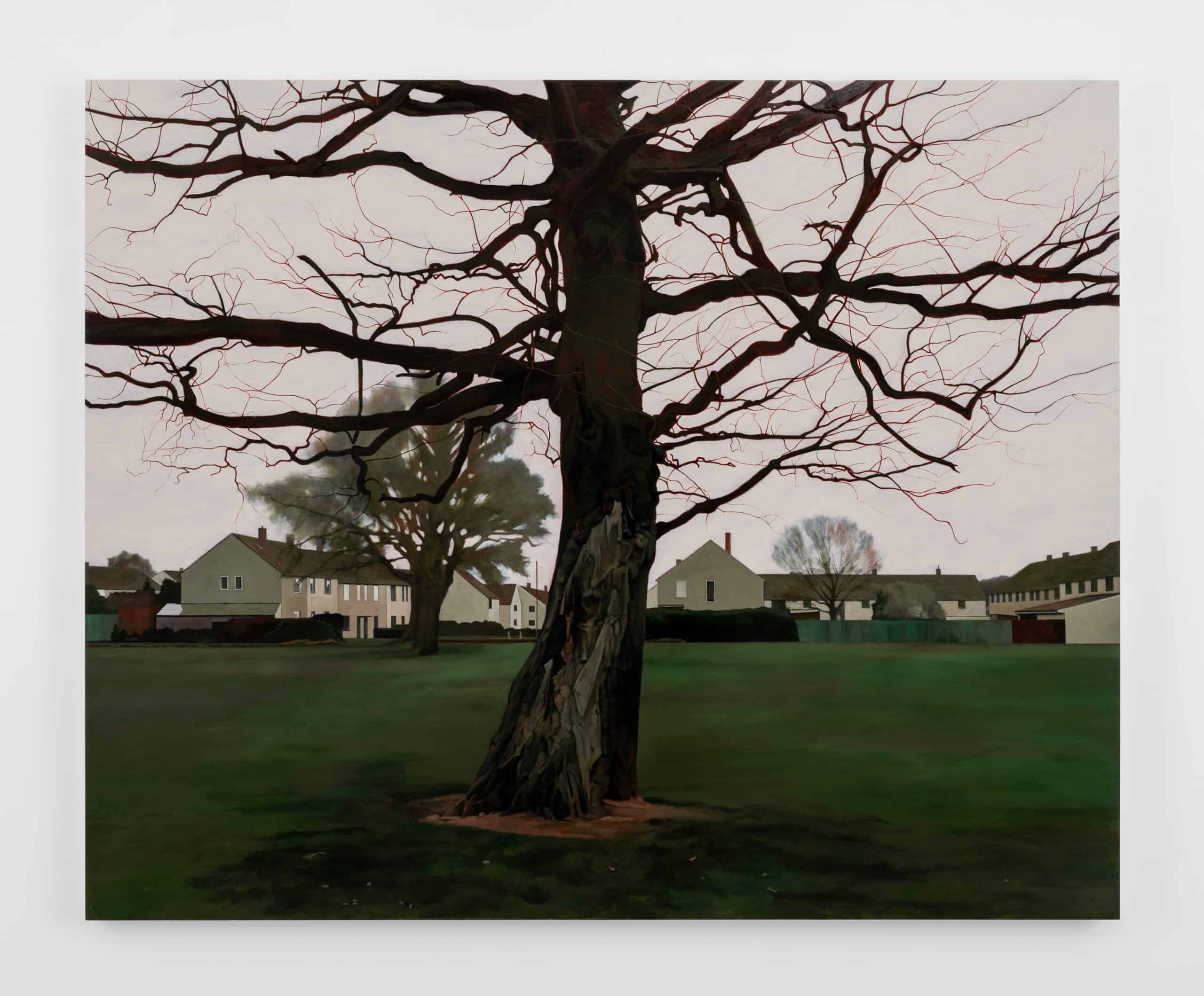 George Shaw, Survivors 1, 2020, Time + Place, Huxley-Parlour Gallery, 3-5 Swallow Street, March - April 2024