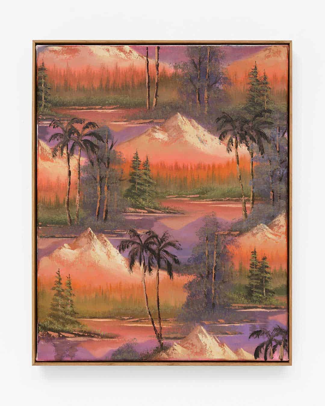 Neil Raitt, Violet Palms, 2024