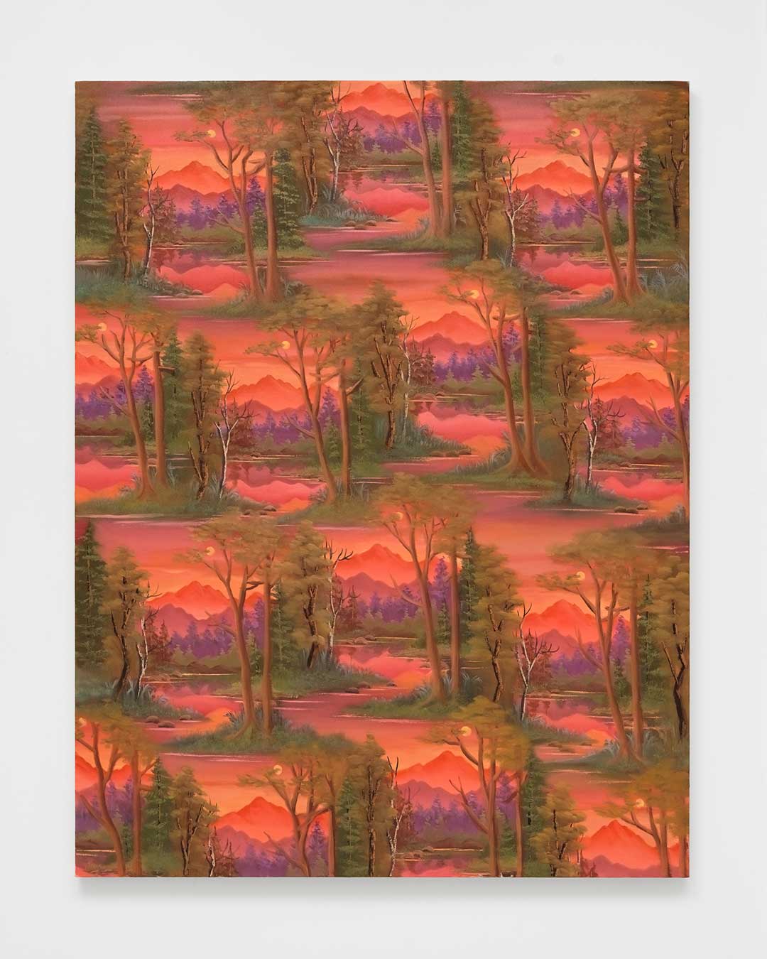 Neil Raitt, Hot Spring Mountains (Purple Reflections), 2024