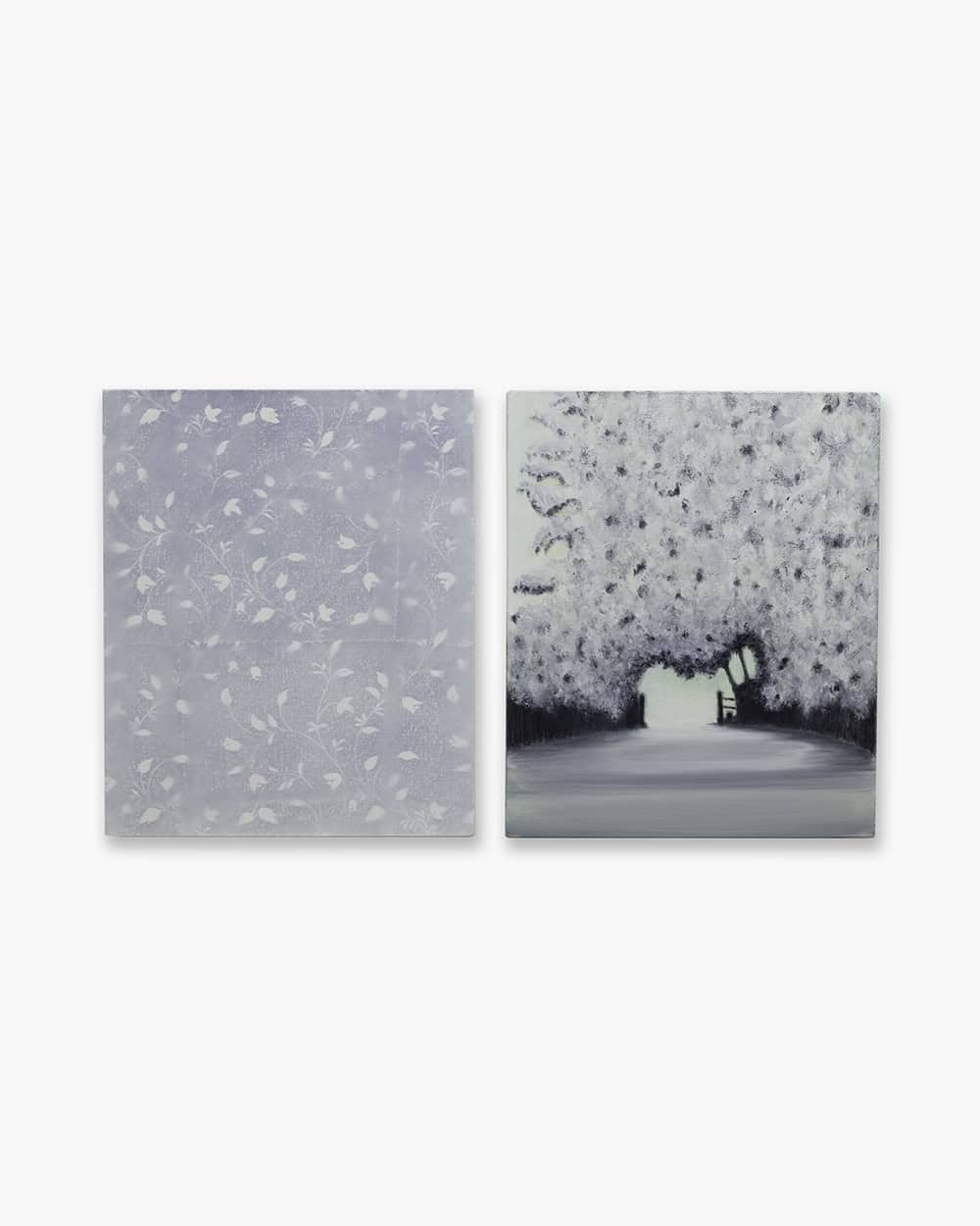 Rachel Howard, First Snow, 2022-2024, The Silver Cord at Huxley-Parlour 06.12.24-18.01.25