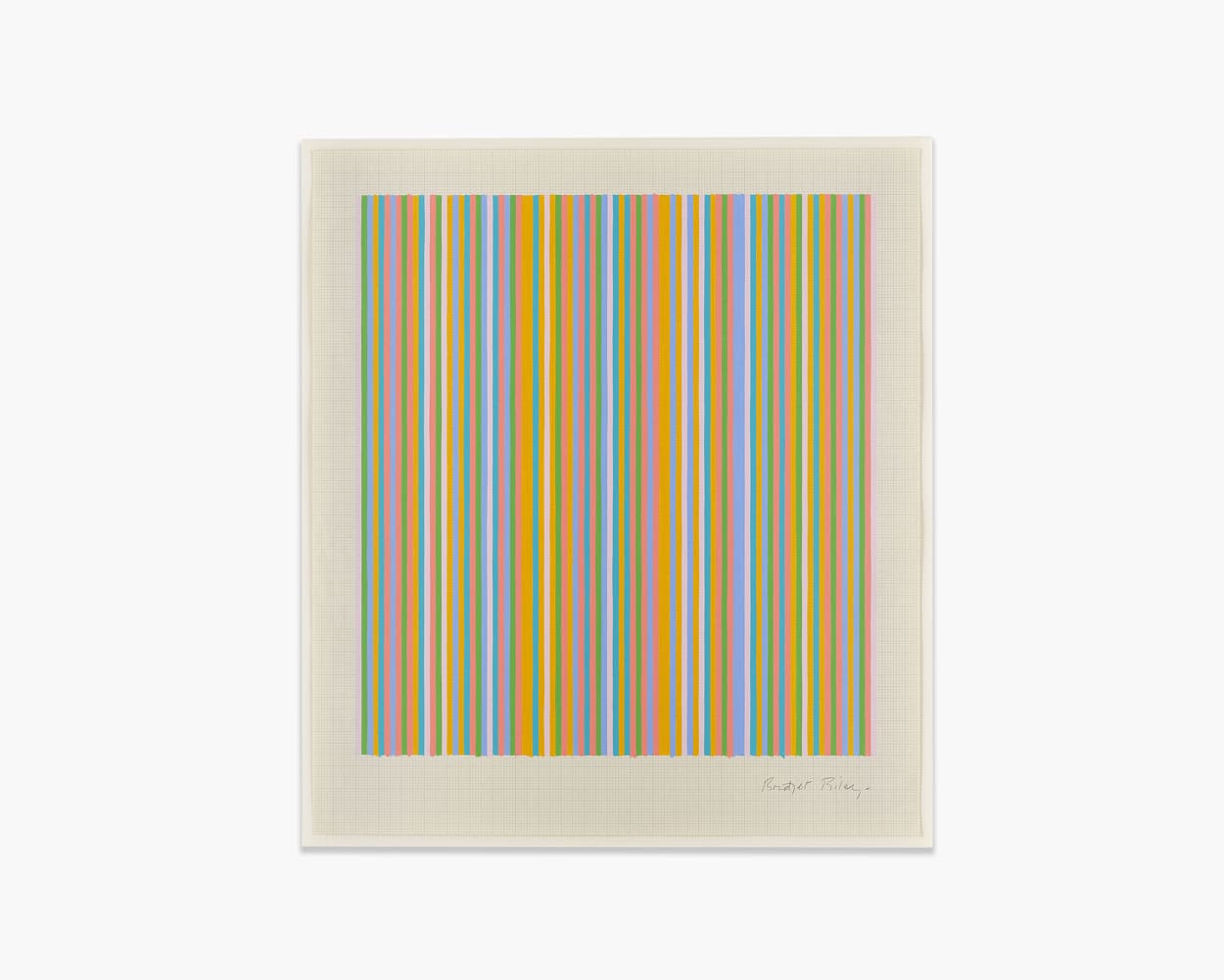 Bridget Riley, Egyptian Stripes [July 7th], 1984, Huxley-Parlour, 06.03.25–17.04.25