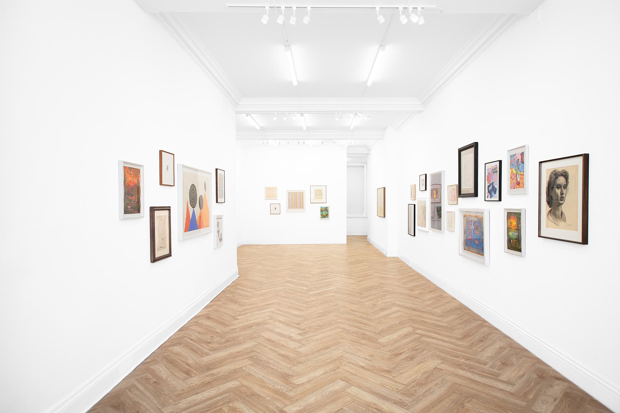 PAPER, installation view 1, Huxley-Parlour, 06.03.25–17.04.25