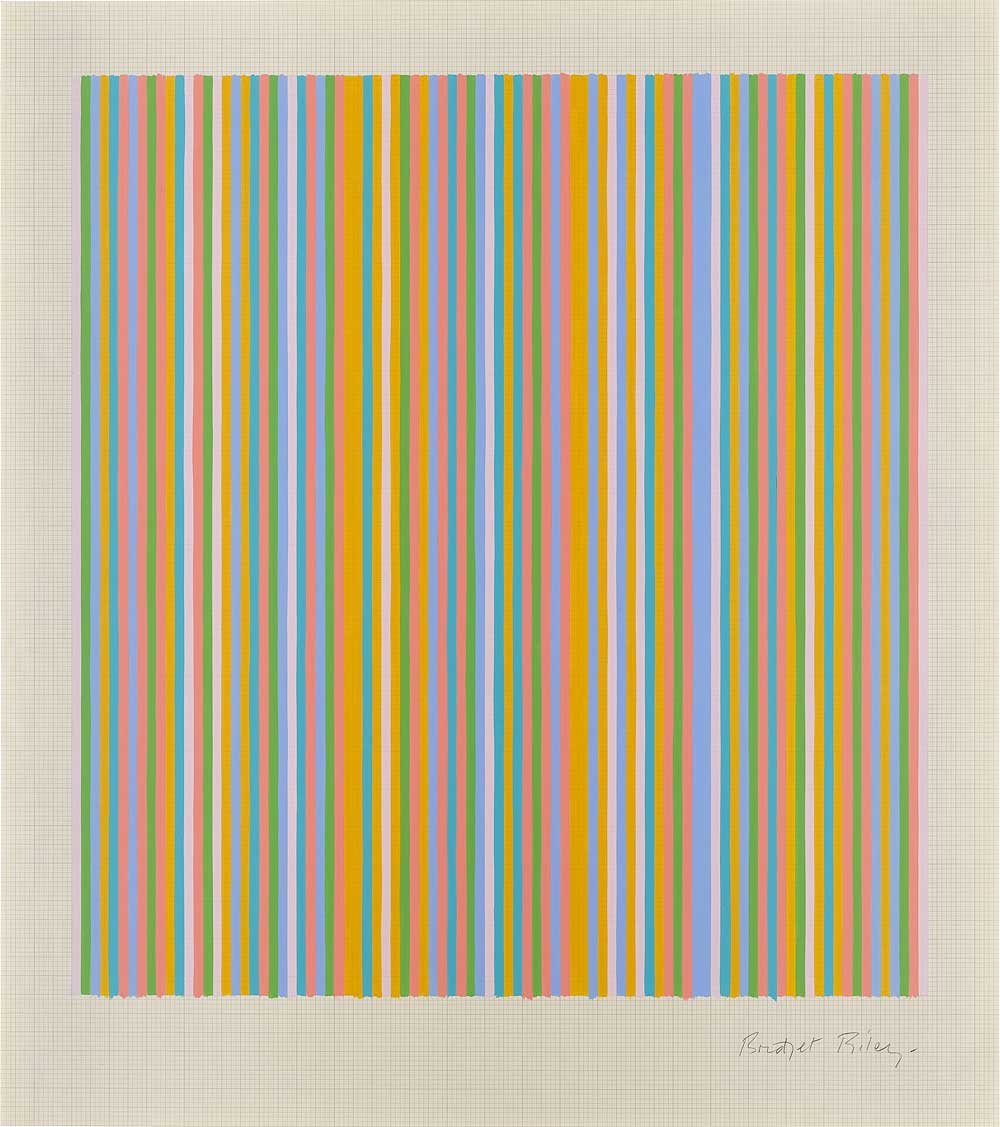 Bridget Riley, Egyptian Stripes [July 7th], 1984, Huxley-Parlour, 06.03.25–17.04.25