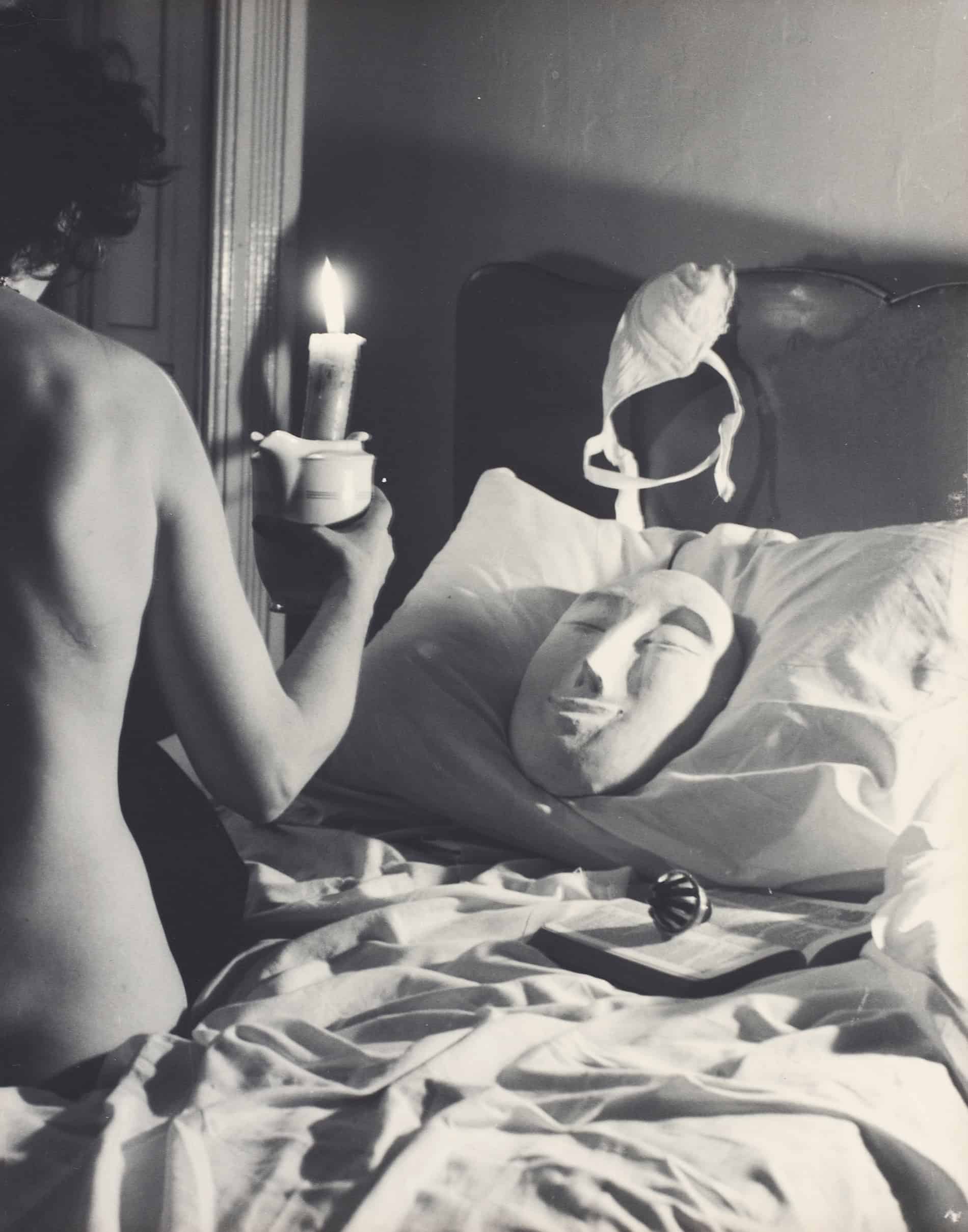 Kati Horna, Untitled, Leonora Carrington from the series 'Ode to Necrophilia', 1962, Pathfinders, Huxley-Parlour, 18.07–13.09.25