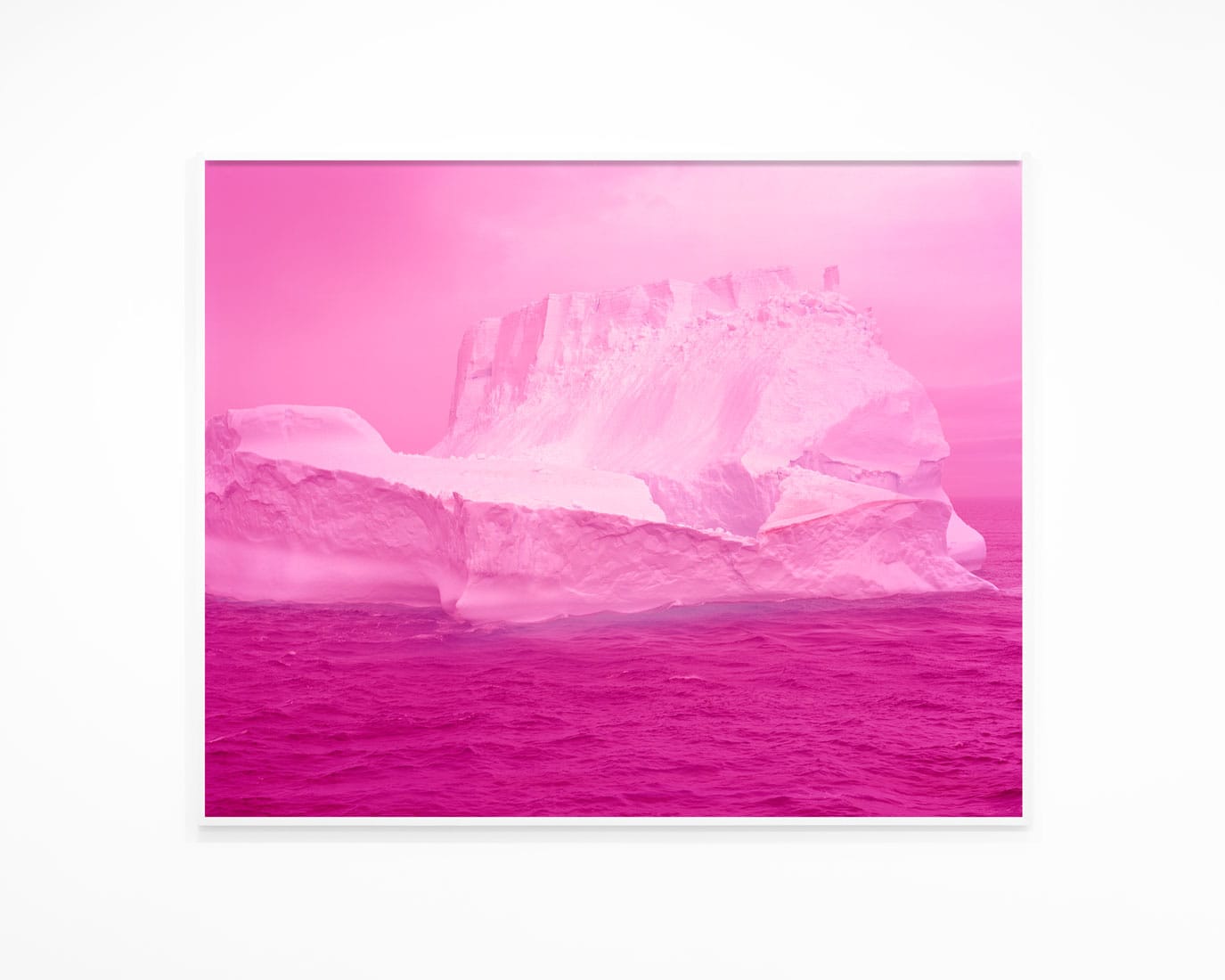David Benjamin Sherry, Pink Dynamism (Iceberg, Antarctica), 2025, Huxley-Parlour, 18.09–18.10.2025