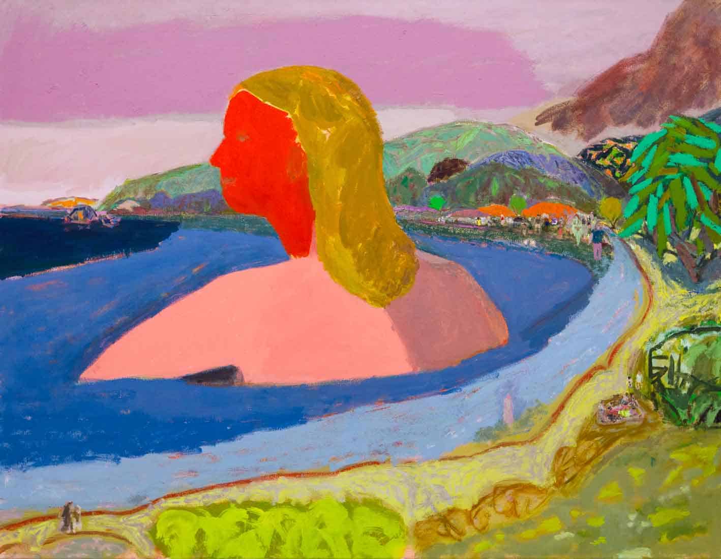 Lisa Sanditz, Rising Up, 2025, Acrylic on canvas, Huxley-Parlour