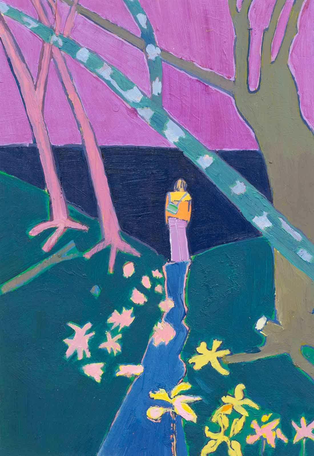 Tom Hammick, Path to the Sea Study, 2024, The Armory, 2025