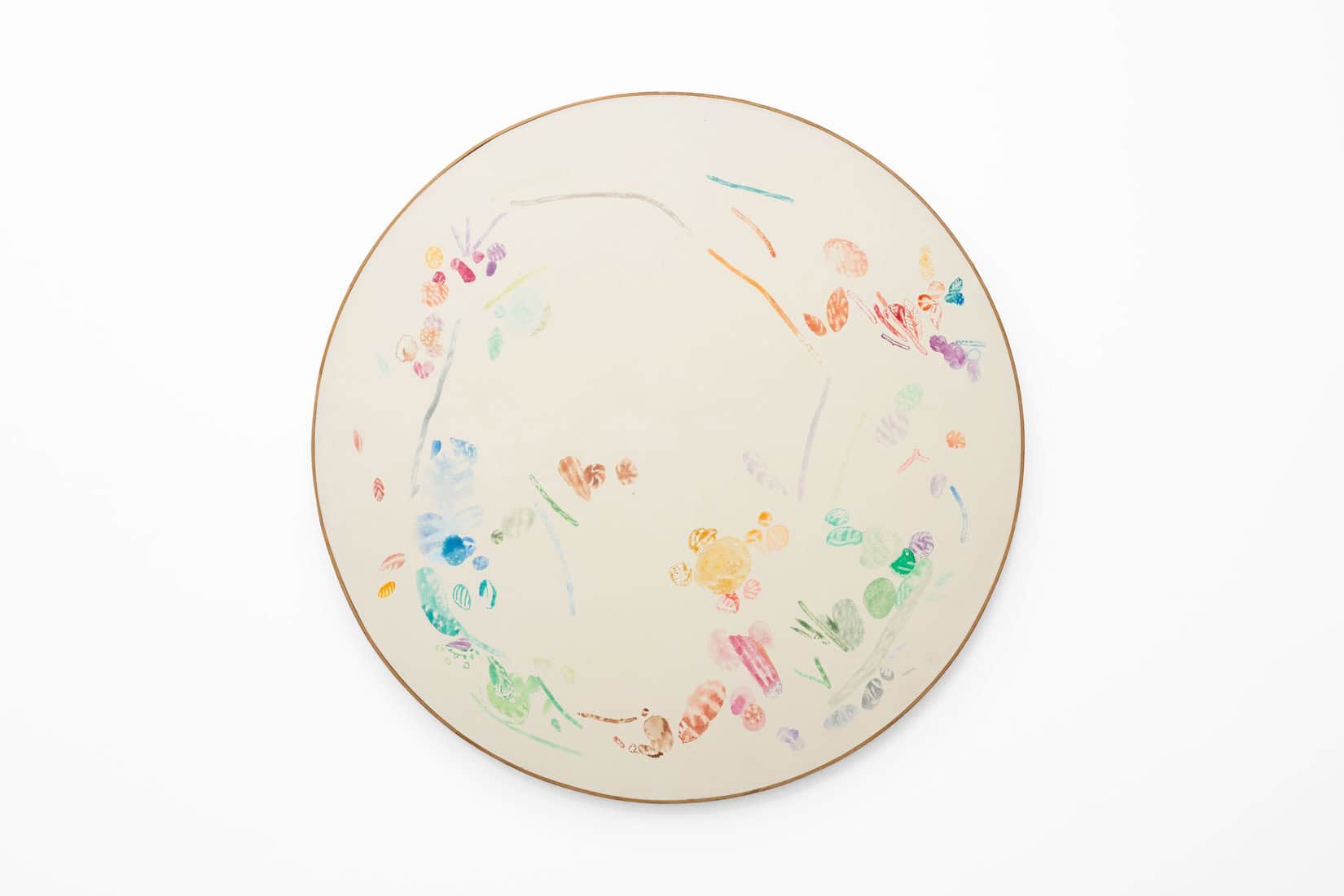 Judy Dolnick, Untitled (Tondo), Early 1980s, Abstractions, Huxley-Parlour, 18.09–18.10.25