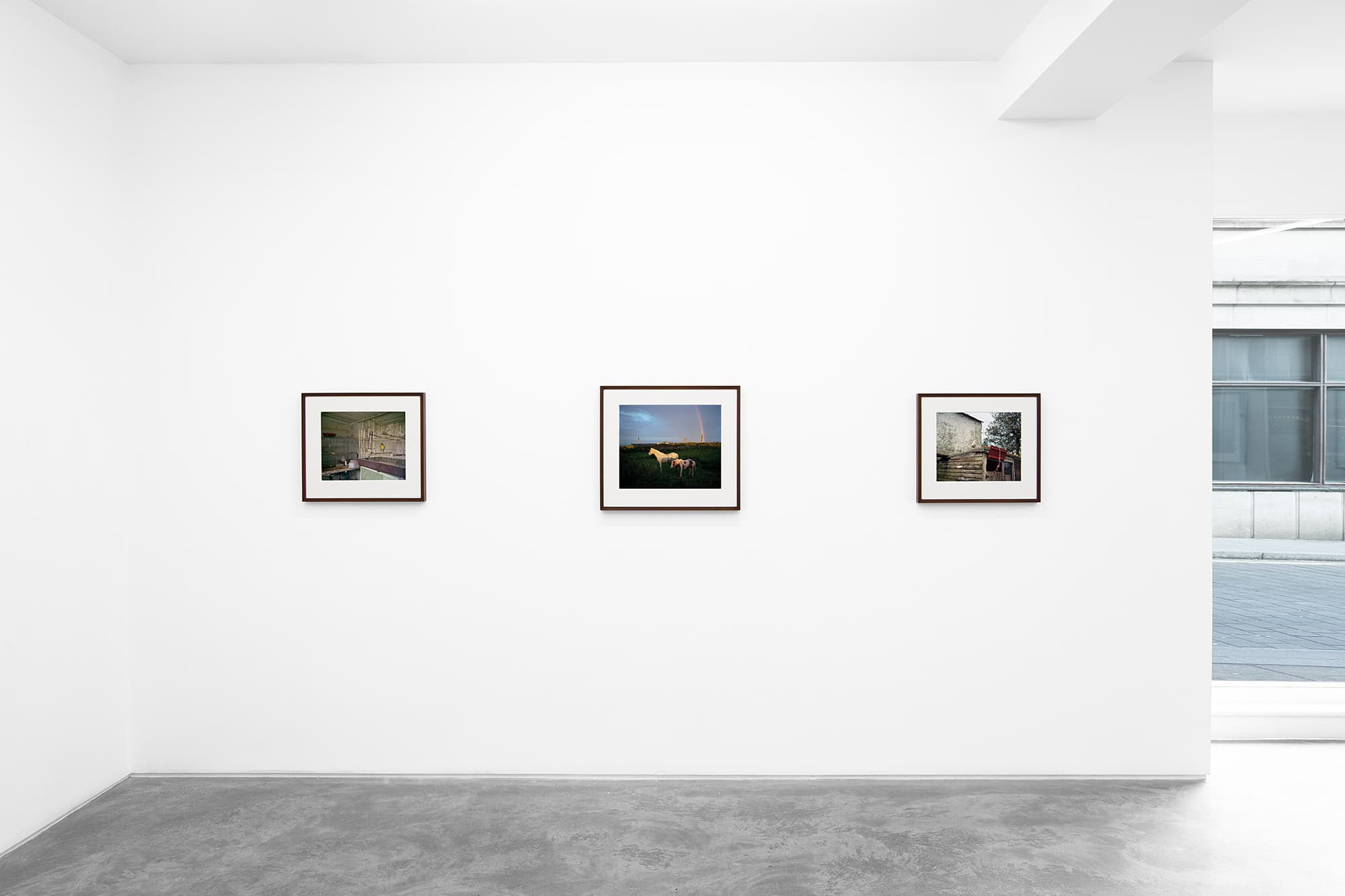 Jem Southam exhibition installation view at Huxley-Parlour, London, on Swallow Street, 2025.