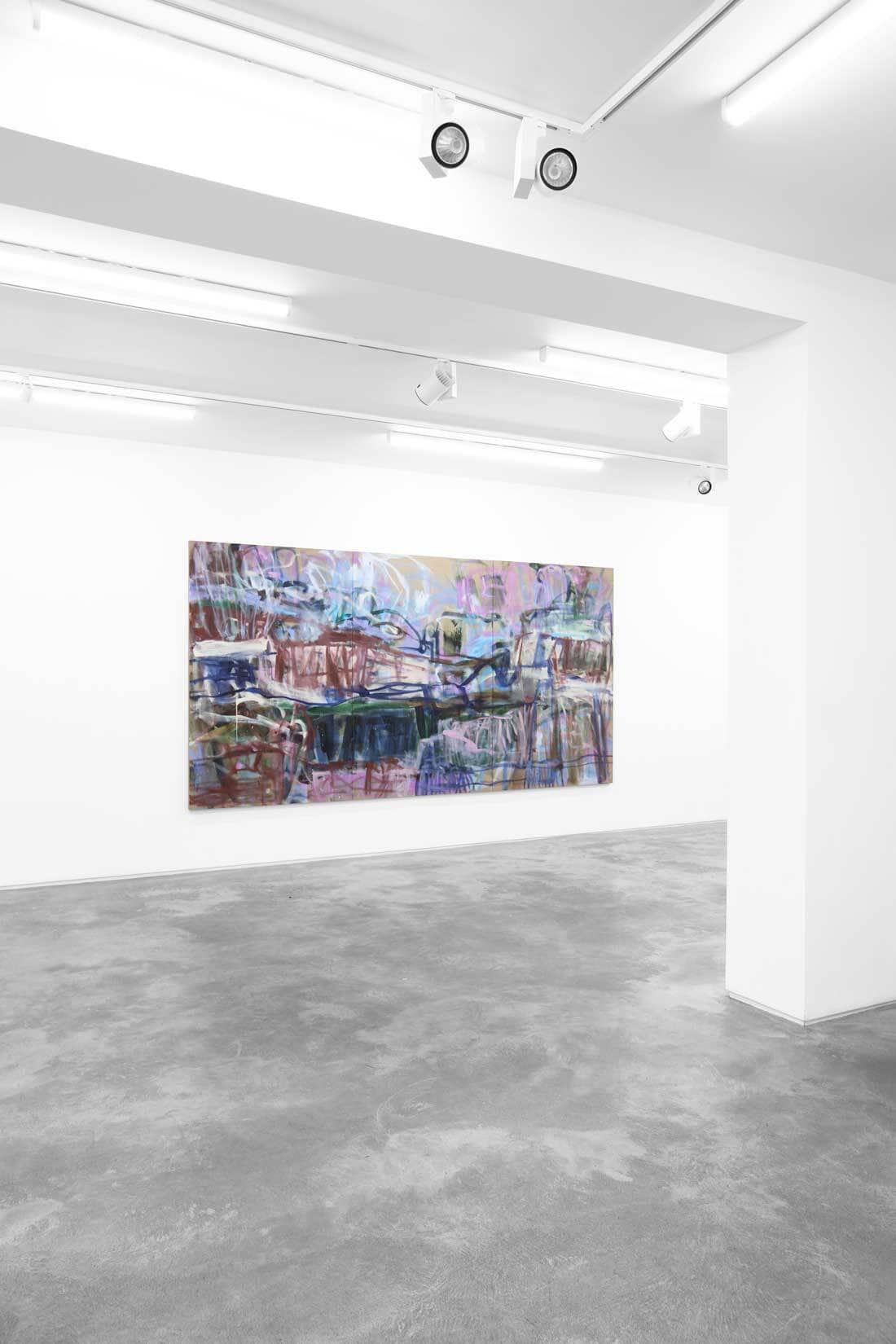 Installation image Catherine Long Exhibition in London 3-5 Swallow Street. Huxley-Parlour Swallow Street