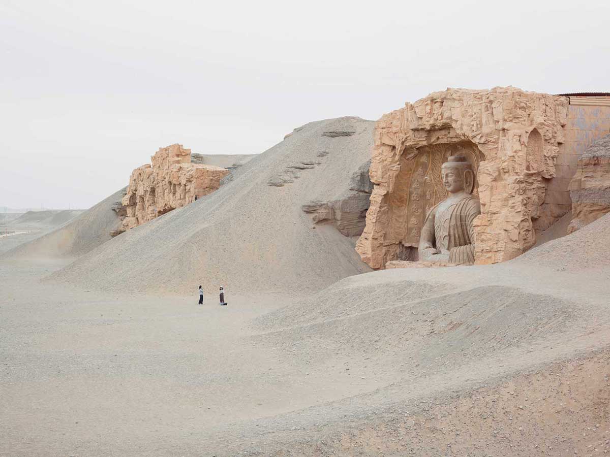 Zhang Kechun, Imitation Yungyang Grottoes, 2025 from ‘The Yellow Desert’, Huxley-Parlour Maddox Street, 30 Jan-28 Feb 2026