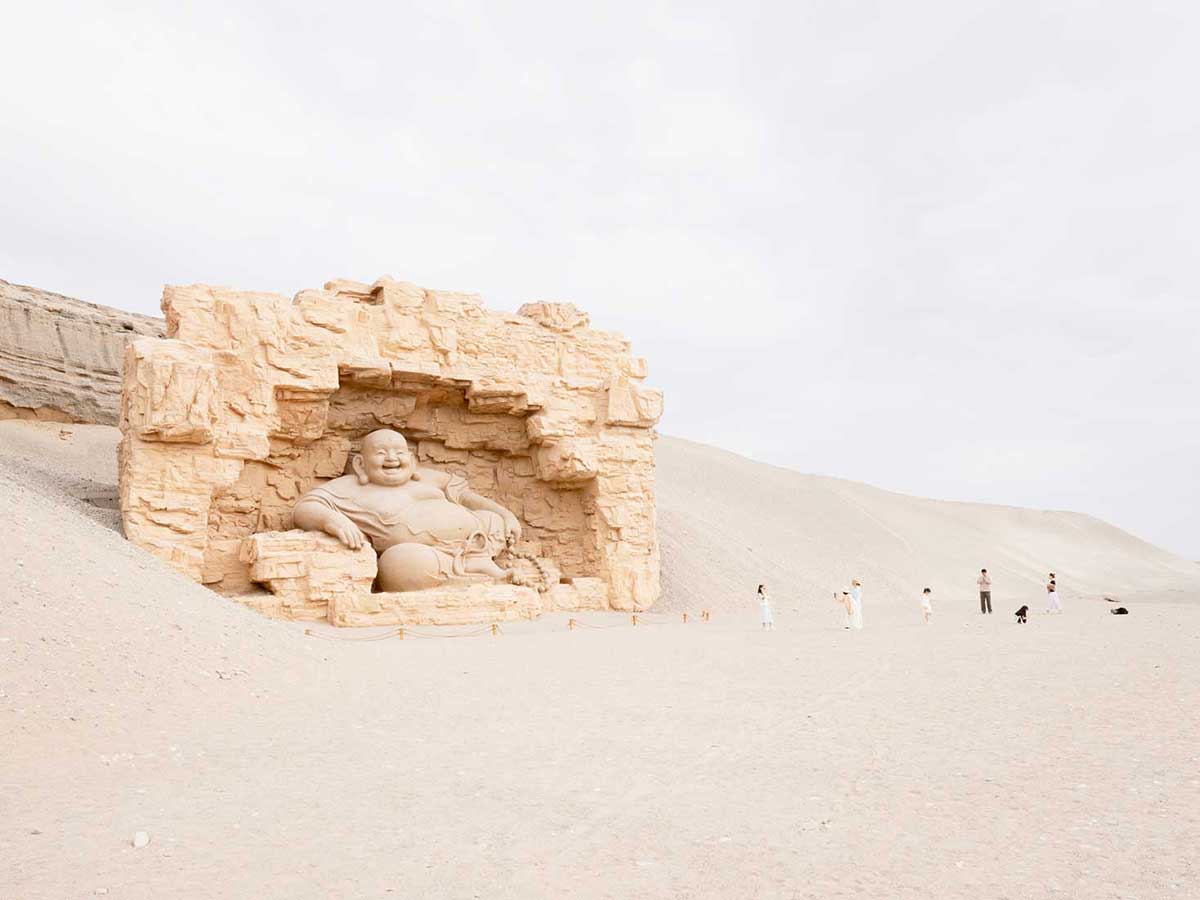 Zhang Kechun, Maitreya Buddha, 2025 from ‘The Yellow Desert’, Huxley-Parlour Maddox Street, 30 Jan-28 Feb 2026