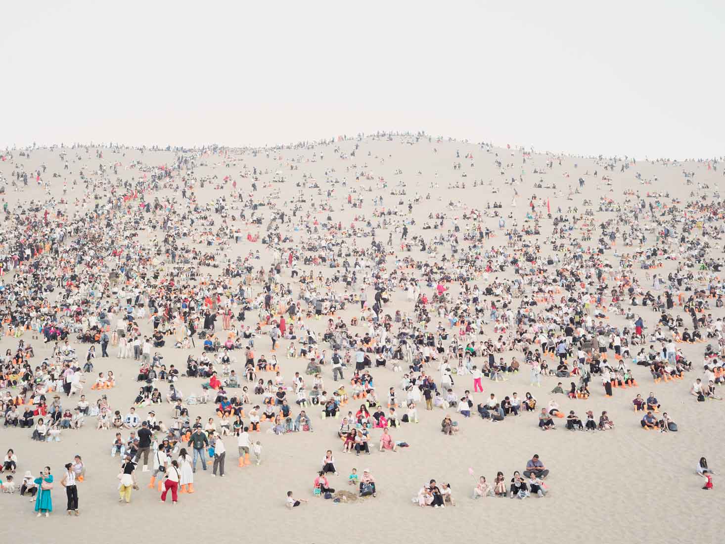Zhang Kechun, People Singing in the Desert, The Yellow Desert, 2025, Huxley-Parlour Maddox Street, 30 Jan-28 Feb 2026