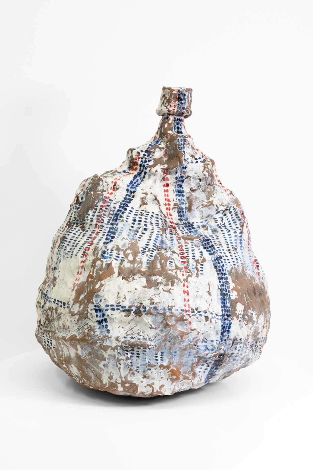 Isis Dove-Edwin, Displaced, 2024, Terracotta, underglaze-glaze, 21 x 18 inches, Huxley-Parlour