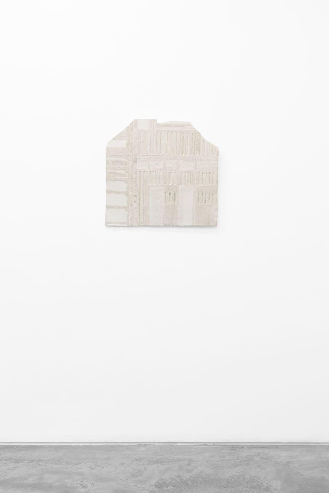 SaraNoa Mark, (((, 2021, Carved clay, 21 1_2 x 22 inches, Huxley-Parlour