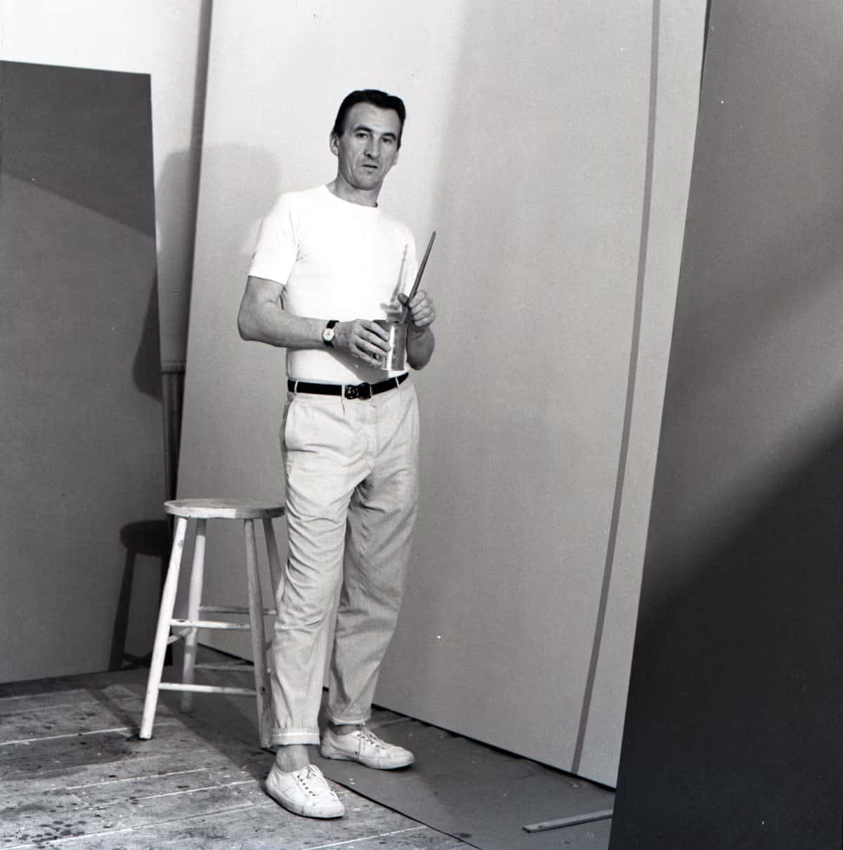 Turnbull in his studio