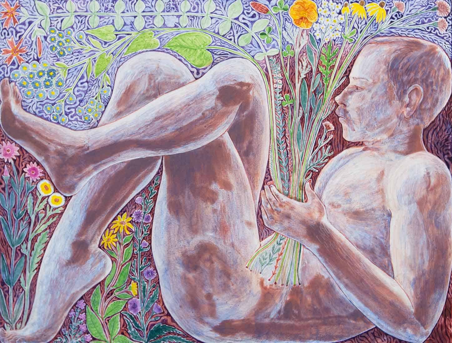 Bryan Rogers, Collected, 2026, Acrylic on panel, Huxley-Parlour